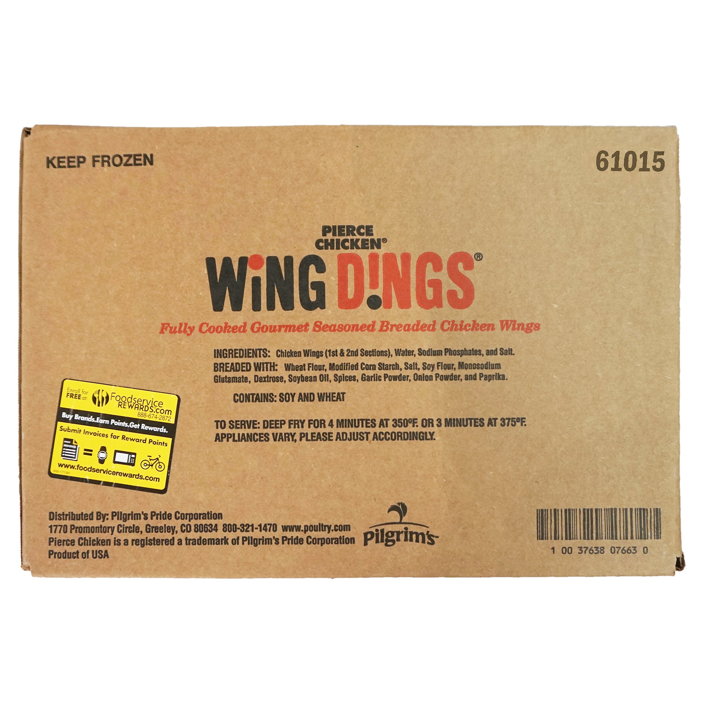 Pierce Chicken Wing Dings Medium 15 lb - $52.99 at Costco