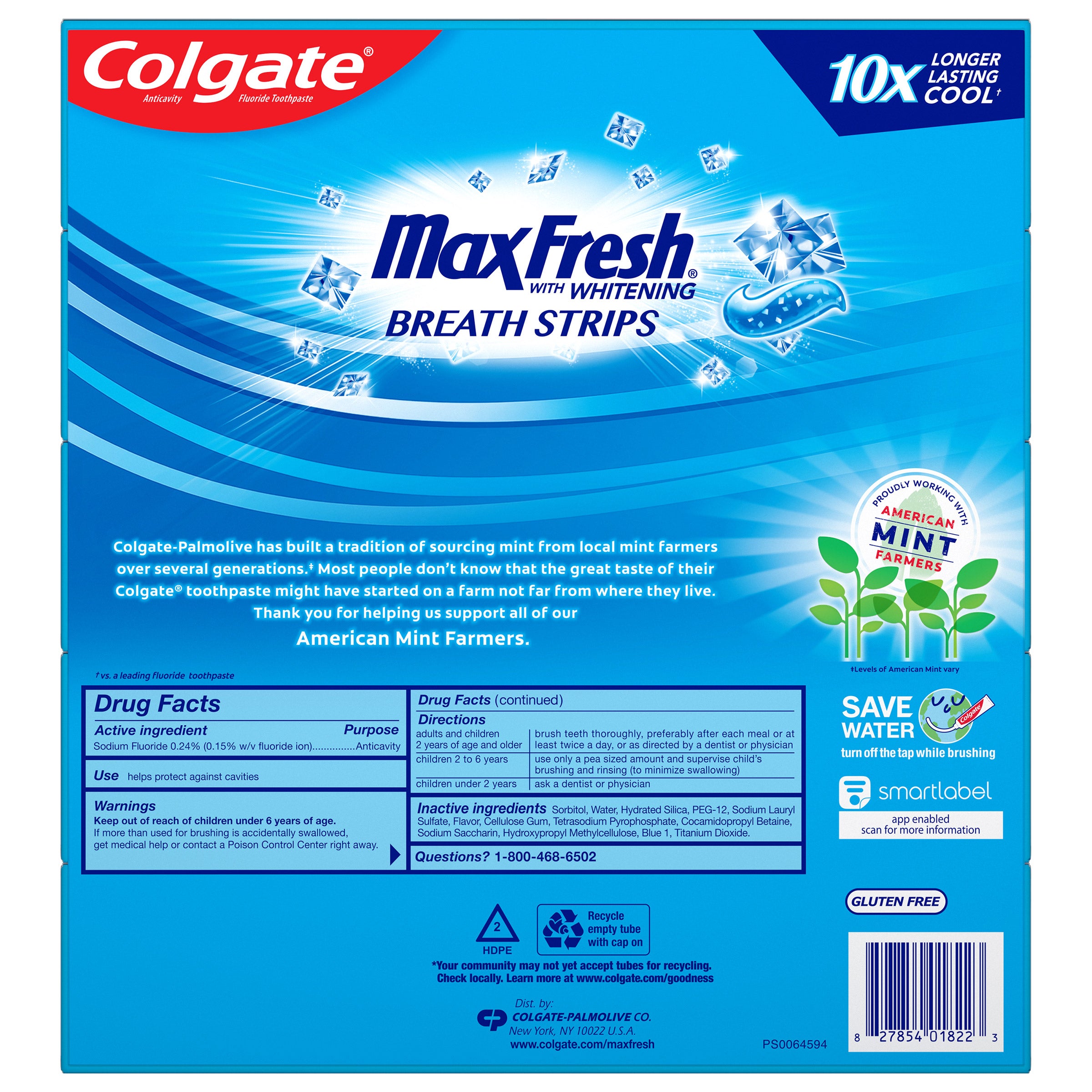 Colgate Max Fresh Toothpaste 5 / 7.3 oz - $9.49 at Costco