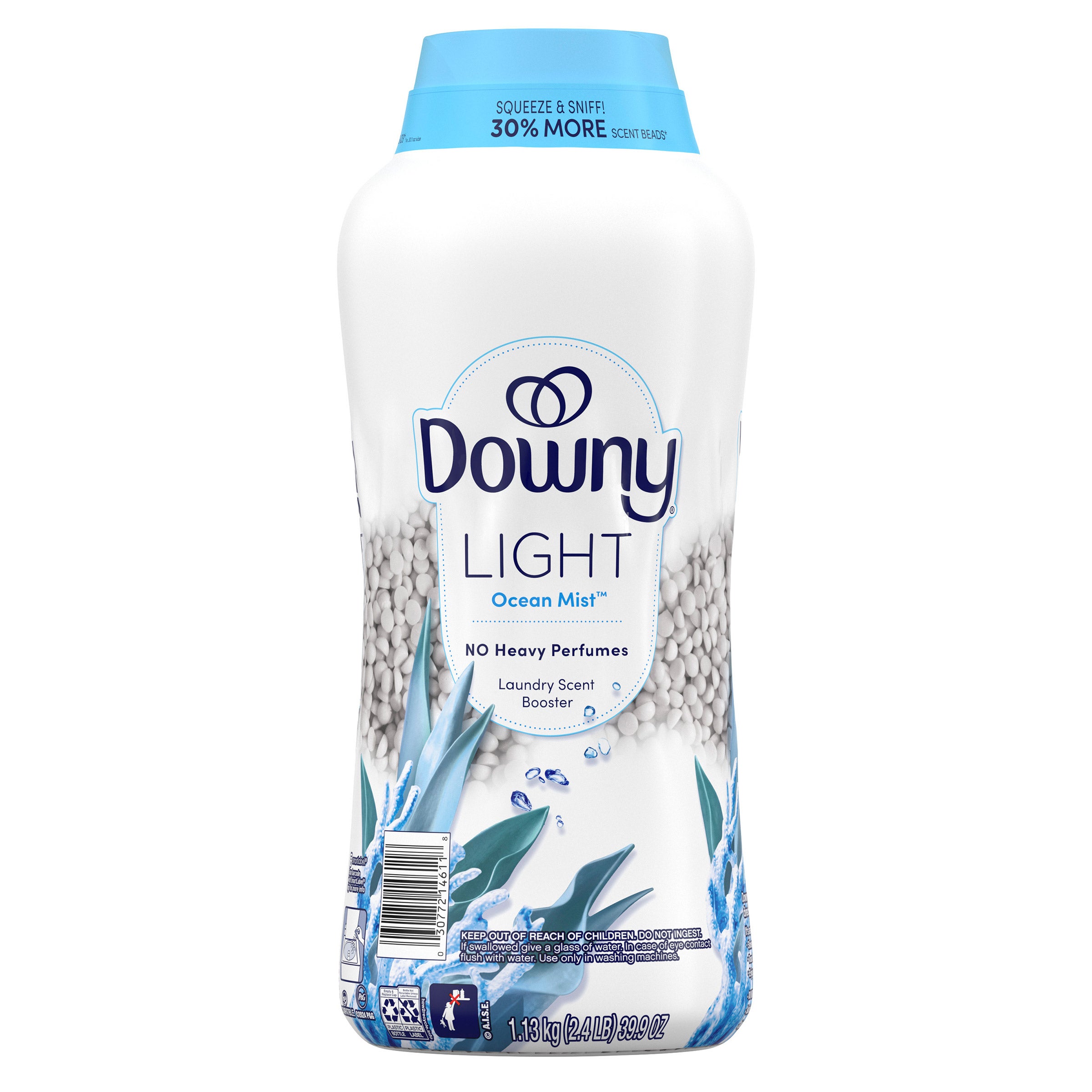 Downy Light Beads Ocean Mist 39.9 oz (2.4 lbs) (#2675229) - $19.99