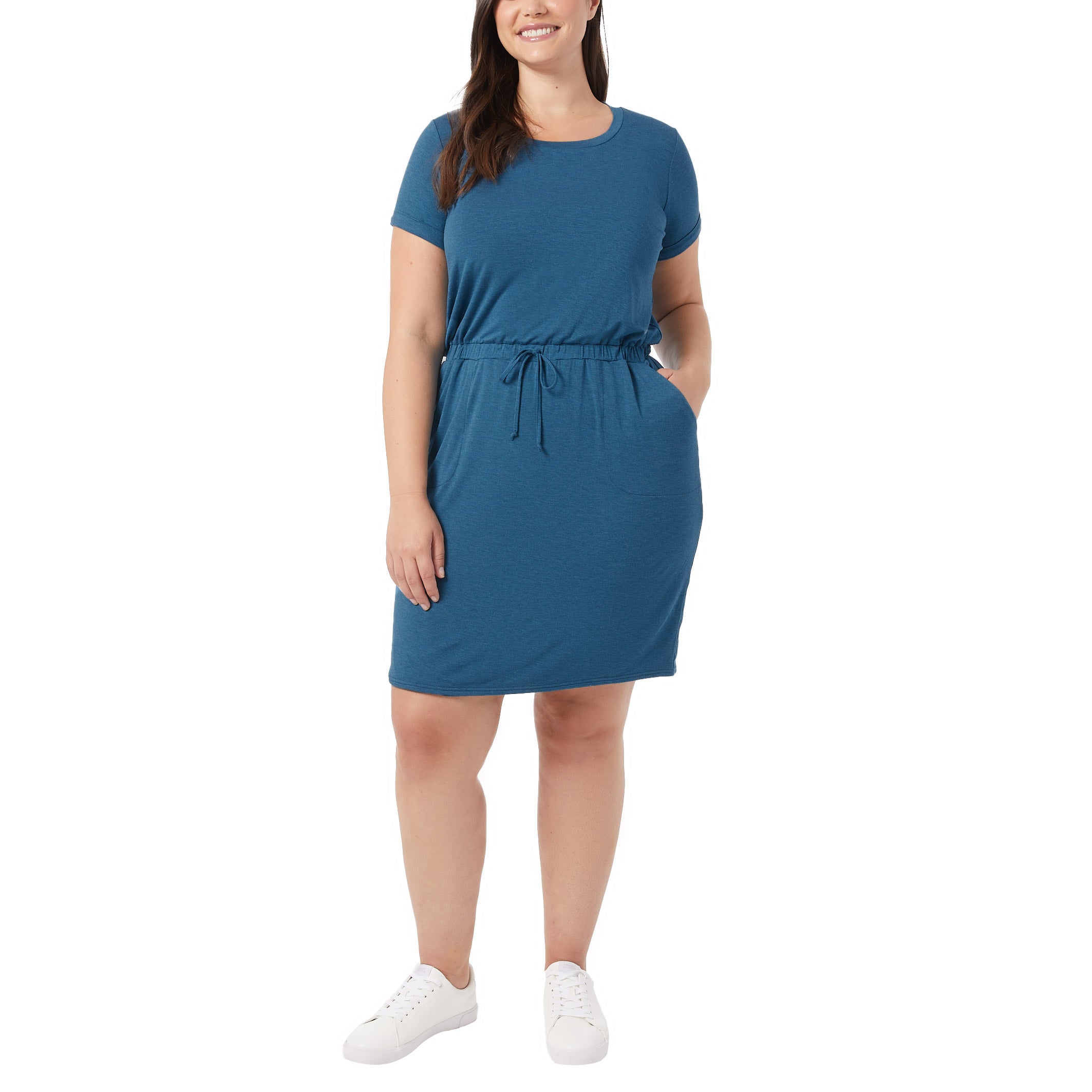32 degrees ladies' soft lux dress with Pockets (#1349179) shirt dress made of