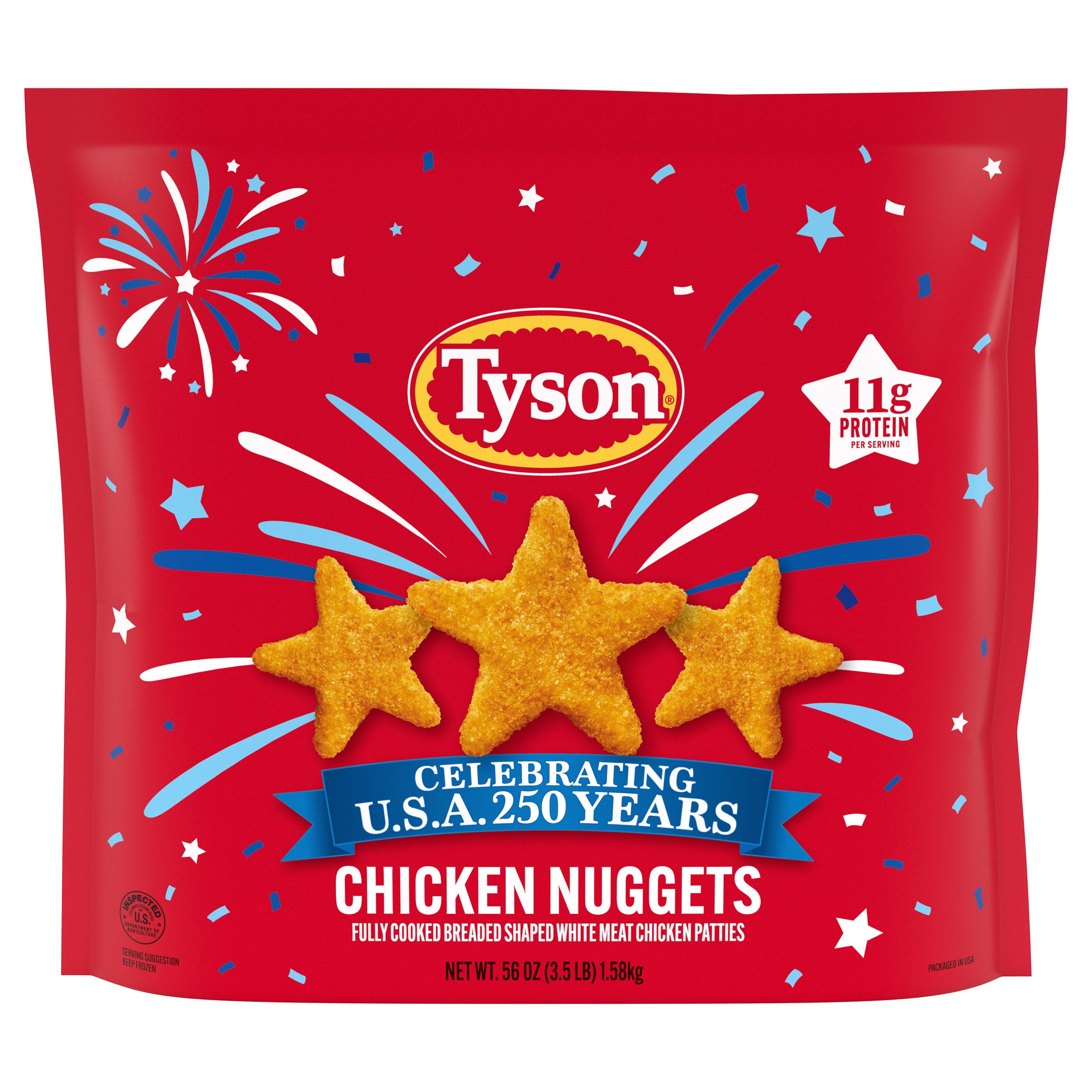 Tyson U.S.A. 250th Anniversary Chicken Nuggets 56 oz (#2047683