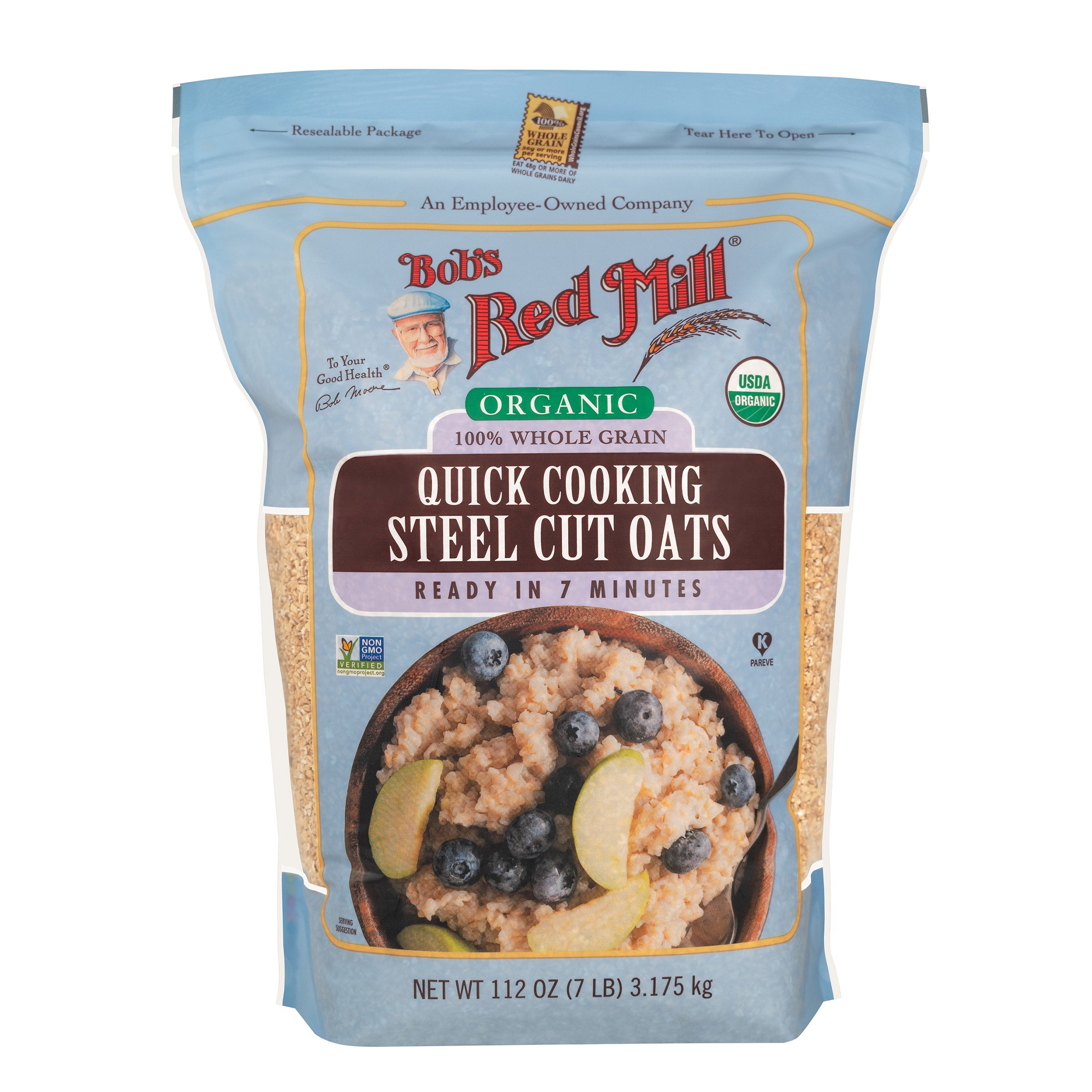 Organic Bob's Red Mill Steel Cut Oats 112 Ounces - $8.99 at Costco