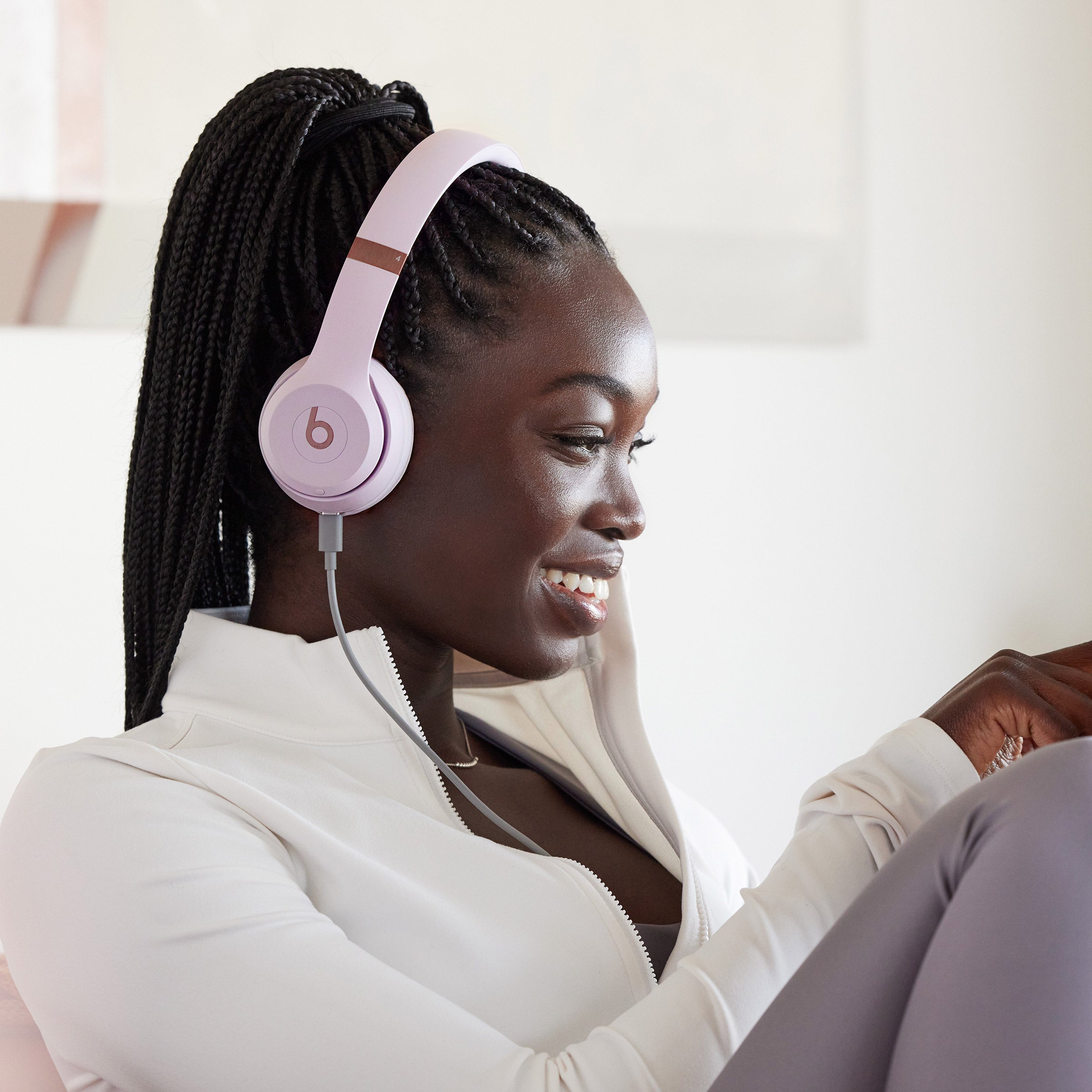 Beats Solo 4 Wireless Cloud Pink Headphones with AppleCare+