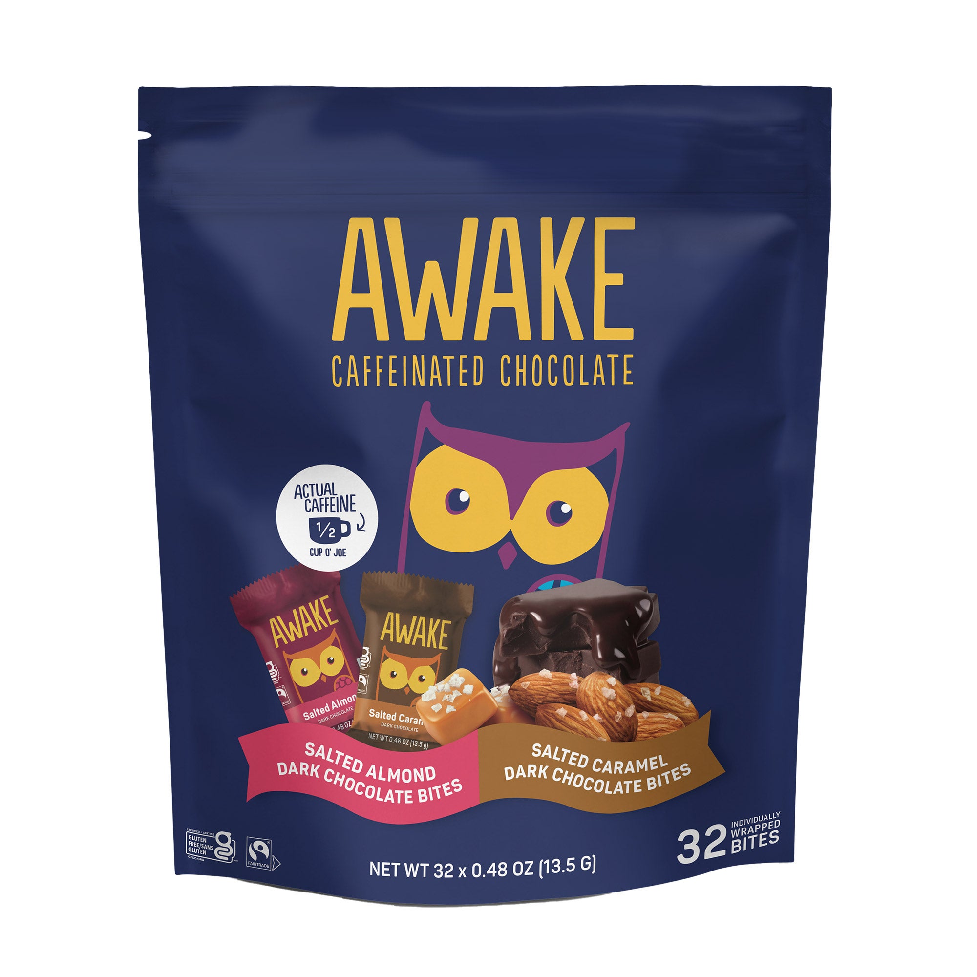 AWAKE Caffeinated Dark Chocolate 32 CT (#1953775) - $8.97 (down from ...