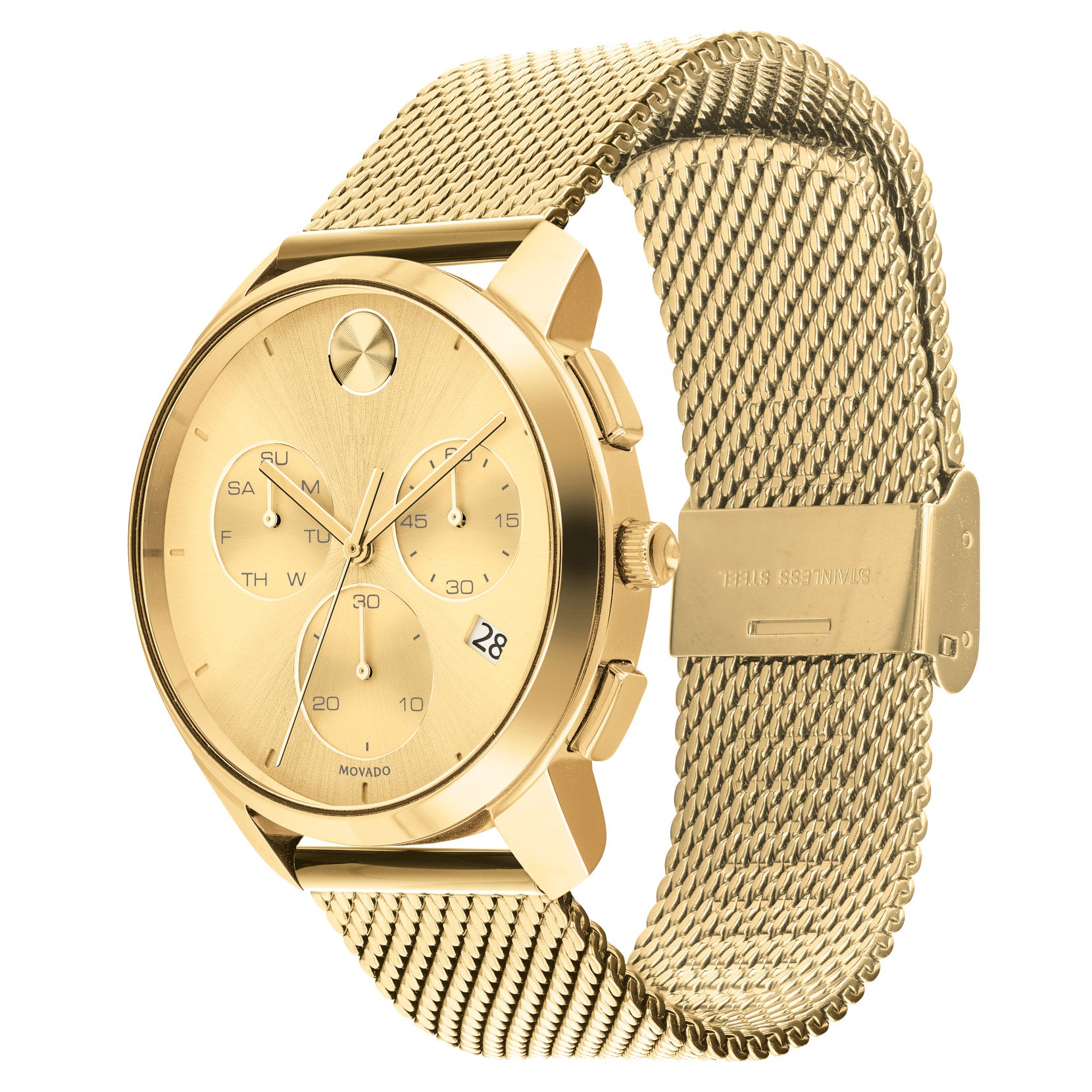 Movado Bold Thin Chronograph Men's Quartz Watch (#1641243) - $299.99