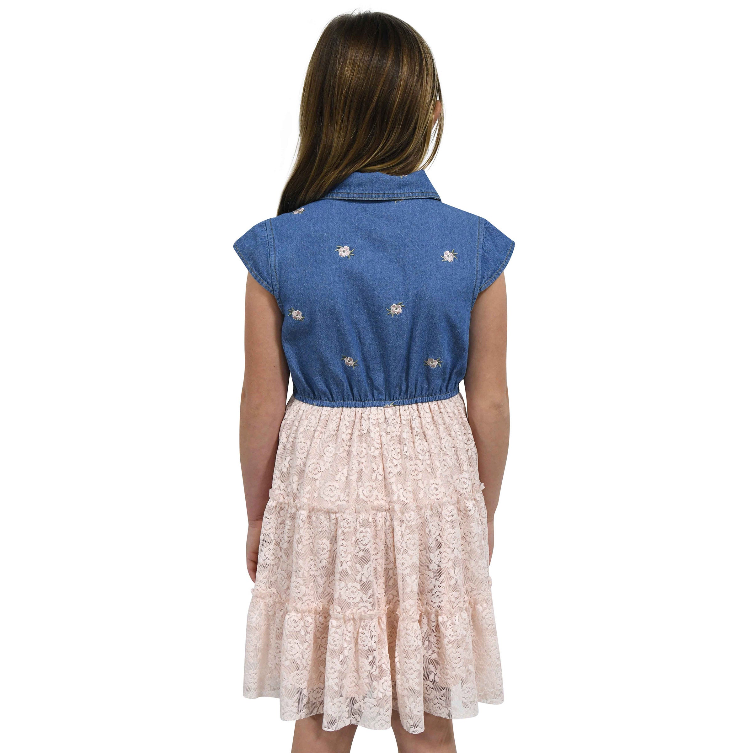 zunie denim dress Zunie Youth Denim Dress (#1876748)