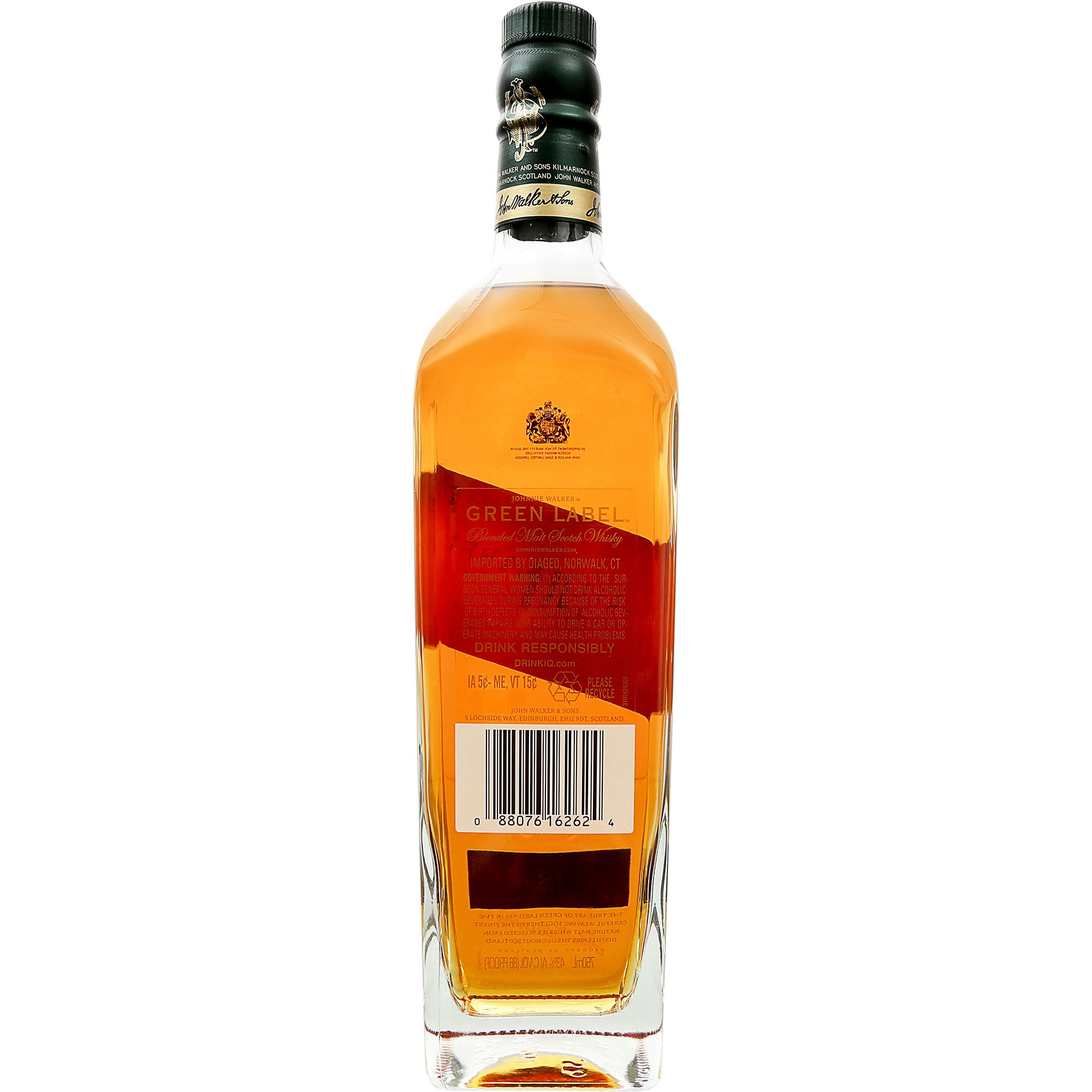 Johnnie Walker 15 Year Green Label Blended Malt Scotch Whisky