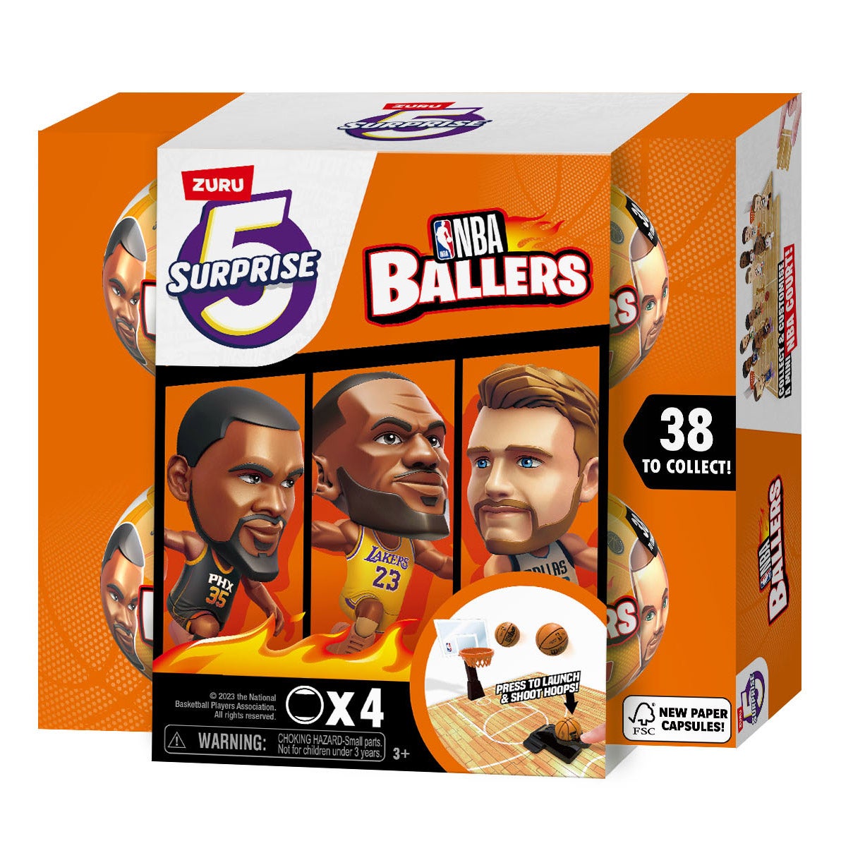 5 Surprise NBA Ballers - Series 2, 4 Pack (#1851437) - $5.97 (down