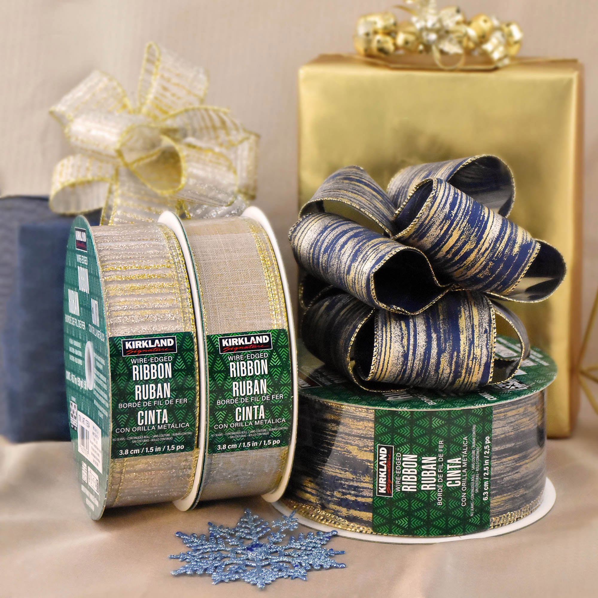 Kirkland Signature Wire Edged Ribbon, 50 Yards (#175504) - $4.97