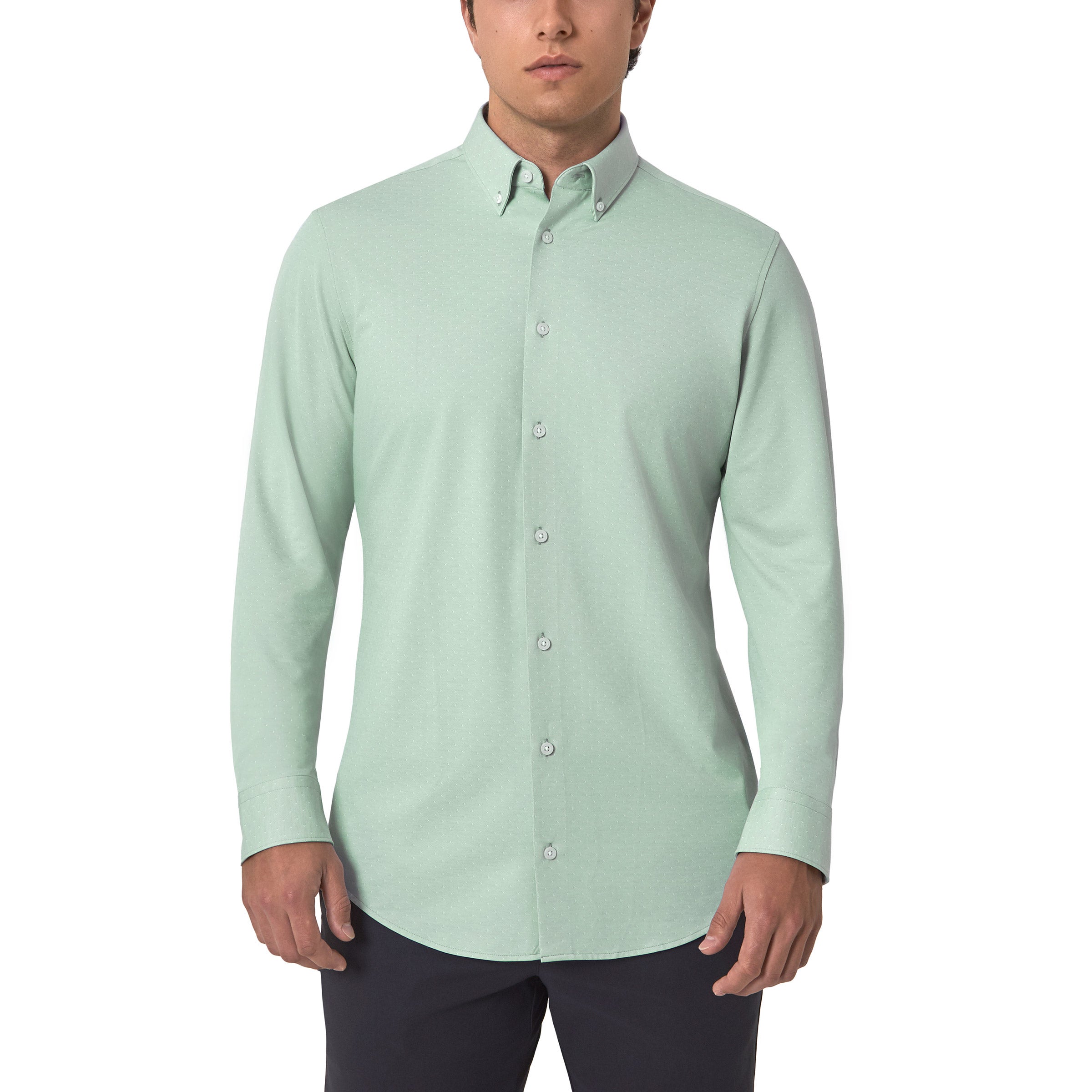 modern ambition dress shirt Modern Ambition Shirts | Nwtmodern Ambition Xxl Performance Button-Down Shirt 1818.5 | Color: Blue/White | Size: Xxl