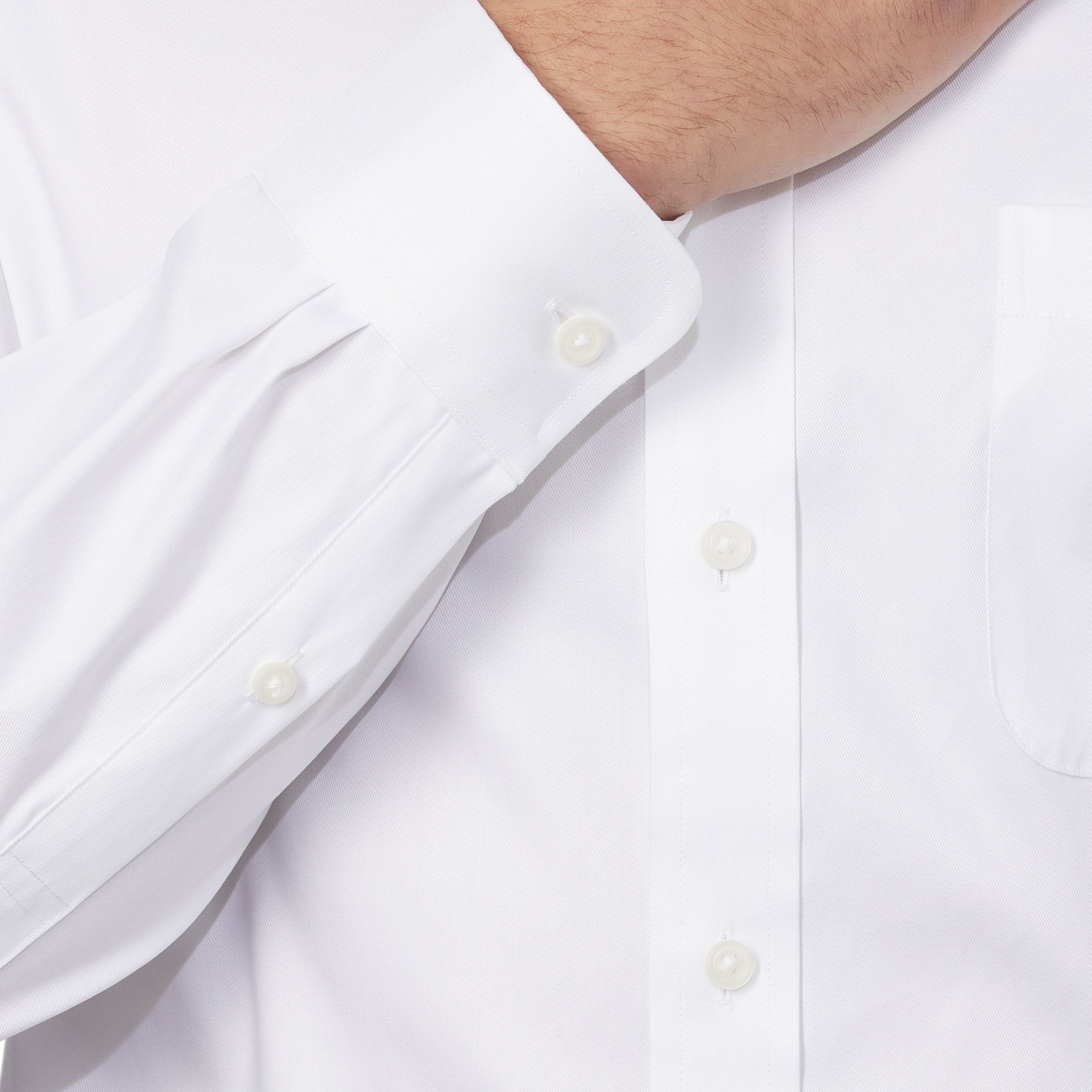 Tailored Fit Kirkland Signature White Shirts Kirkland Signature Men's  Comfort Dress Shirt (#7771358)