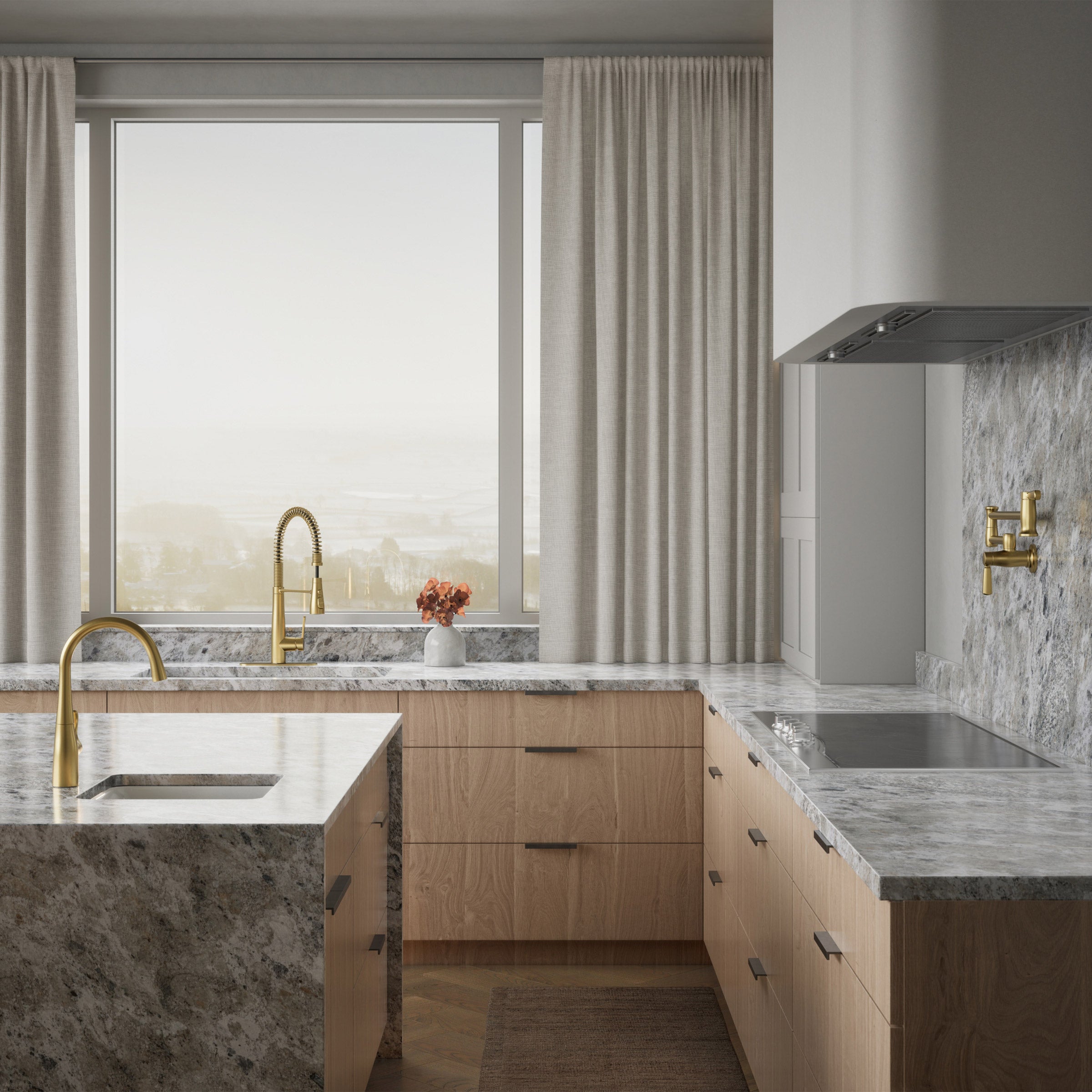 Kohler Vind Semi-Professional Kitchen Faucet Gold - $199.99 at Costco