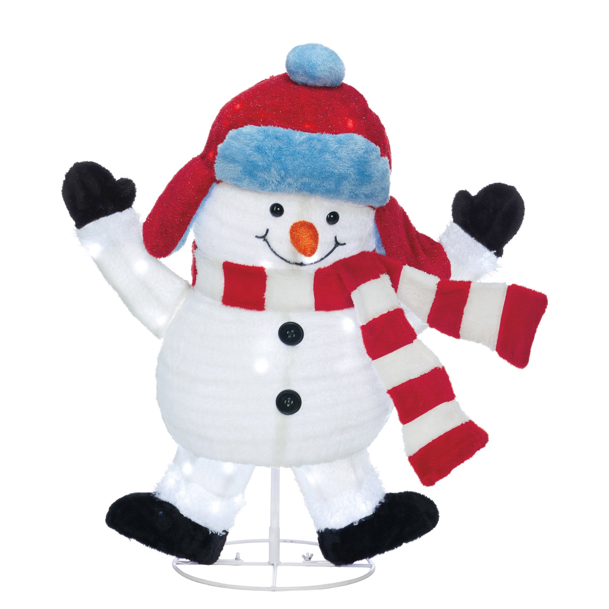 Snowman Family with LED Lights Set of 3 - $79.97 at Costco