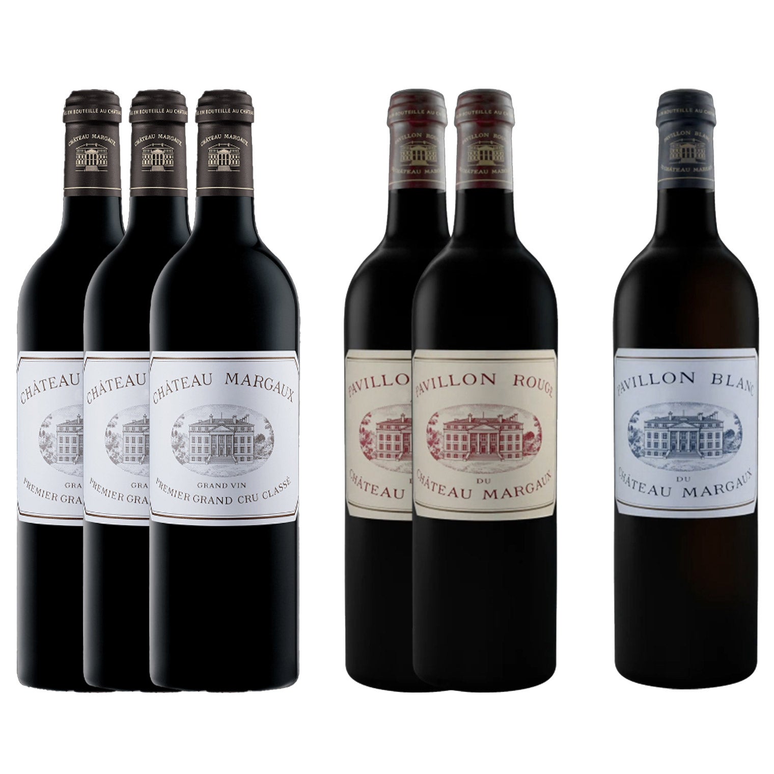 Château Margaux 'La Trilogie' 2019 Collection Set, 6-Pack (#1754782 ...
