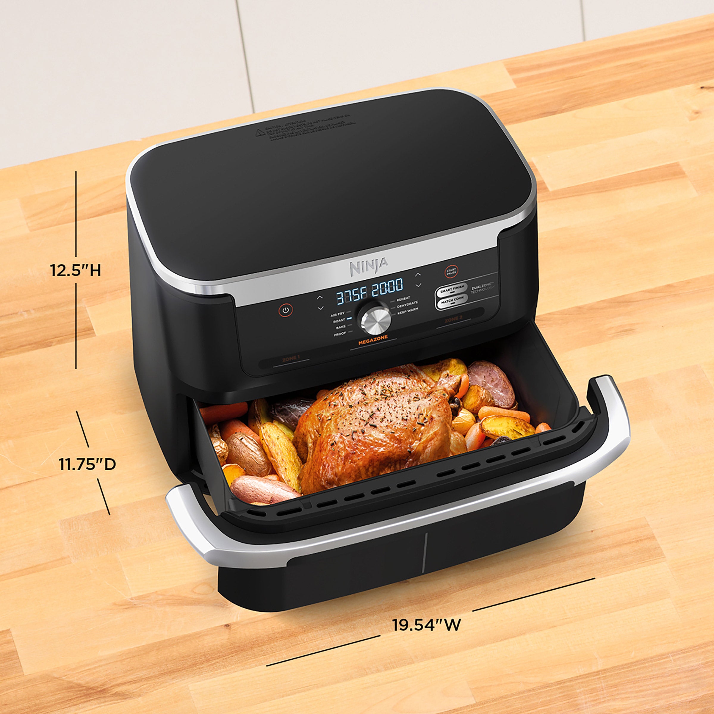 Ninja Foodi Dual Zone 11QT FlexBasket Air Fryer (#4488088) - $49.97