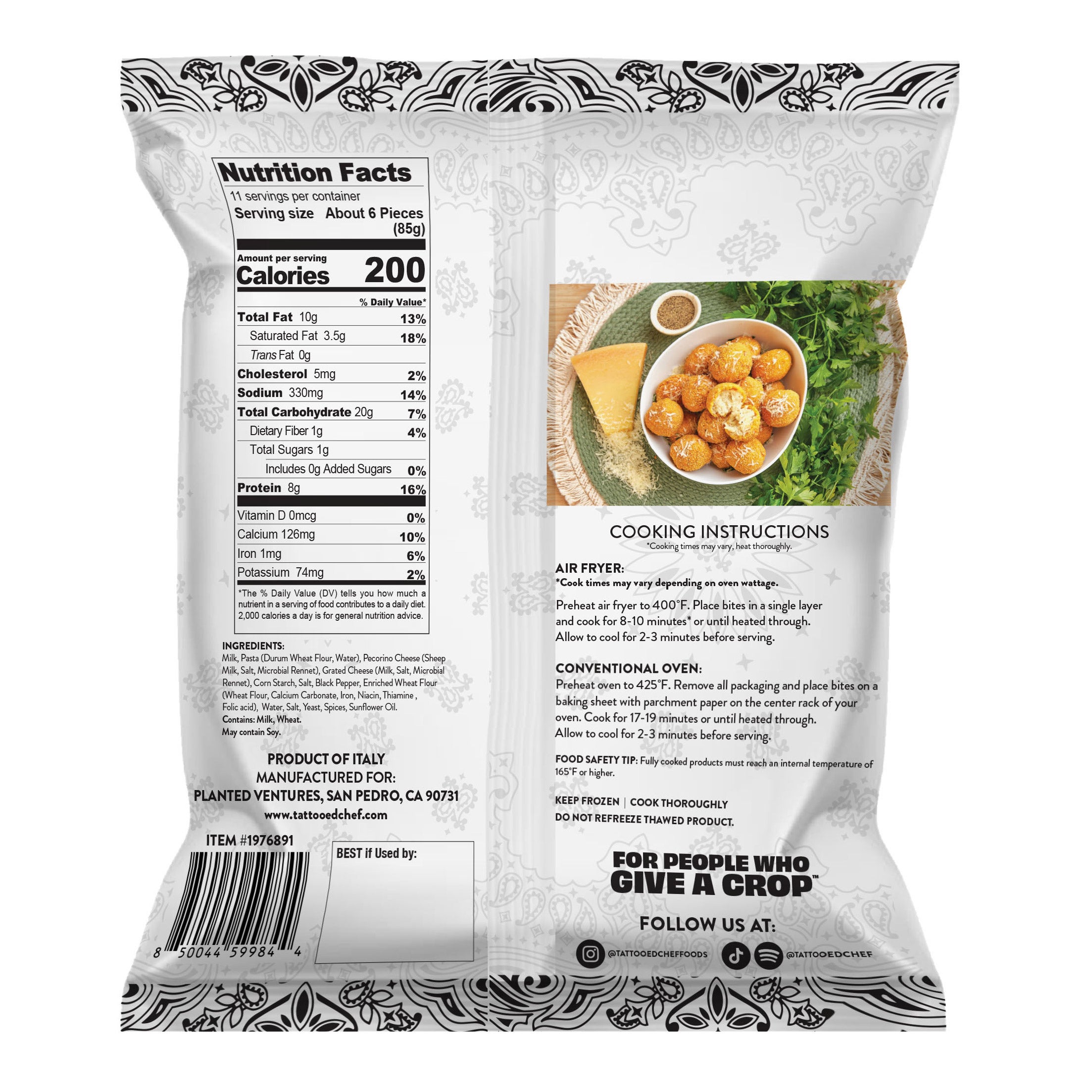 Tattooed Chef Cacio e Pepe Bites, 32 oz (#1976891) - $4.97 (down