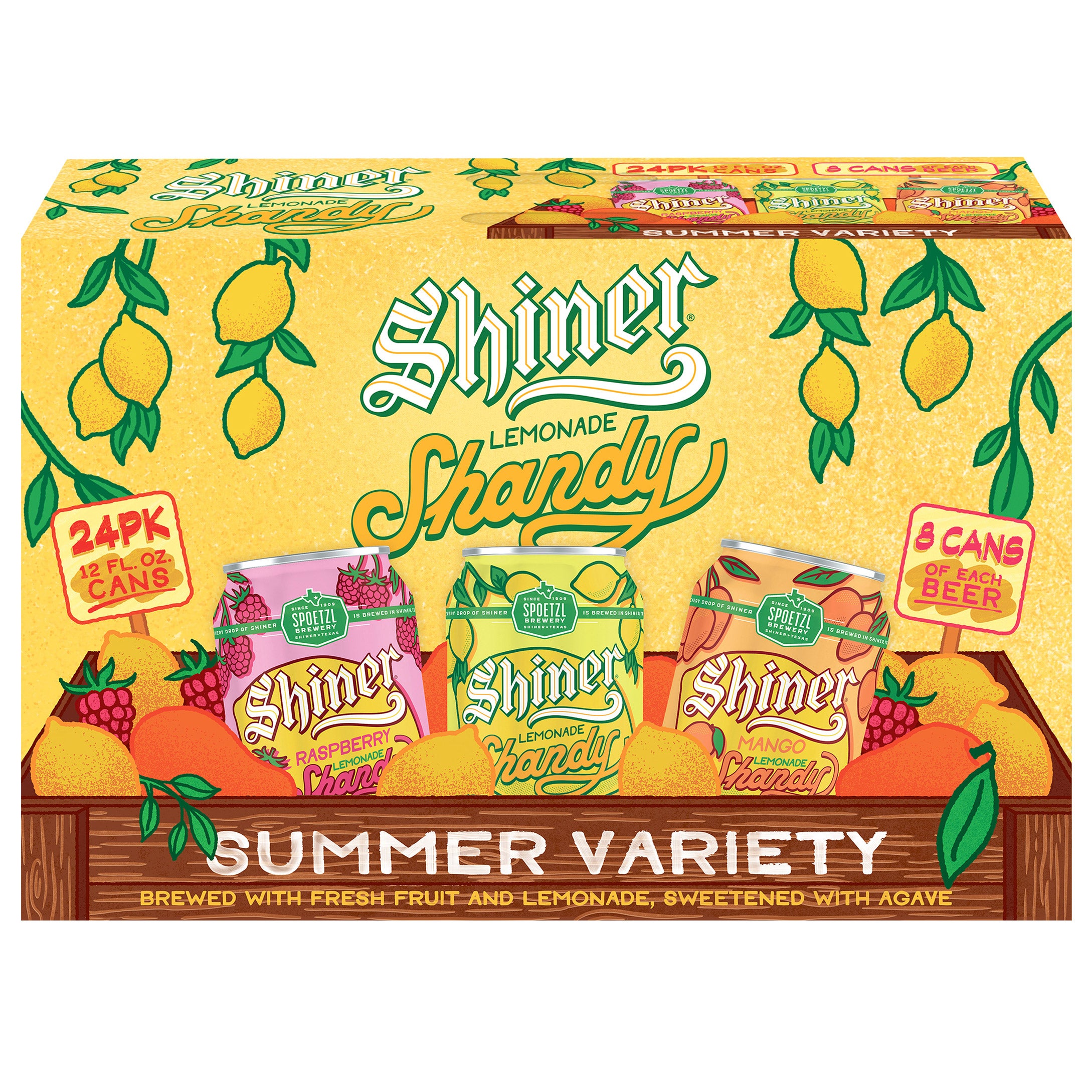 Shiner Lemonade Shandy Variety 24/12 oz Cans (#1931212) - $19.97 (down ...