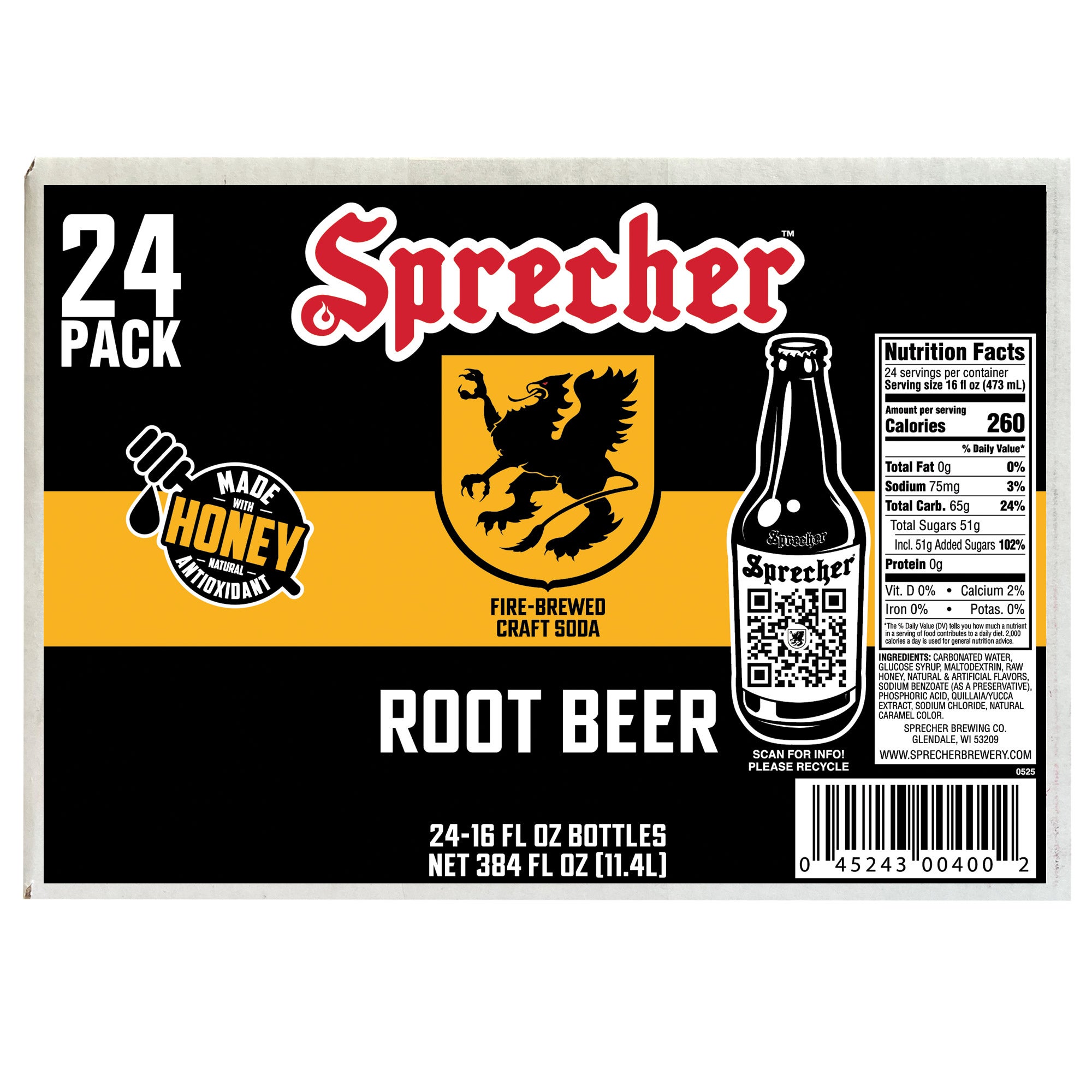 Sprecher Root Beer 24 CT / 16 oz - $15.97 at Costco