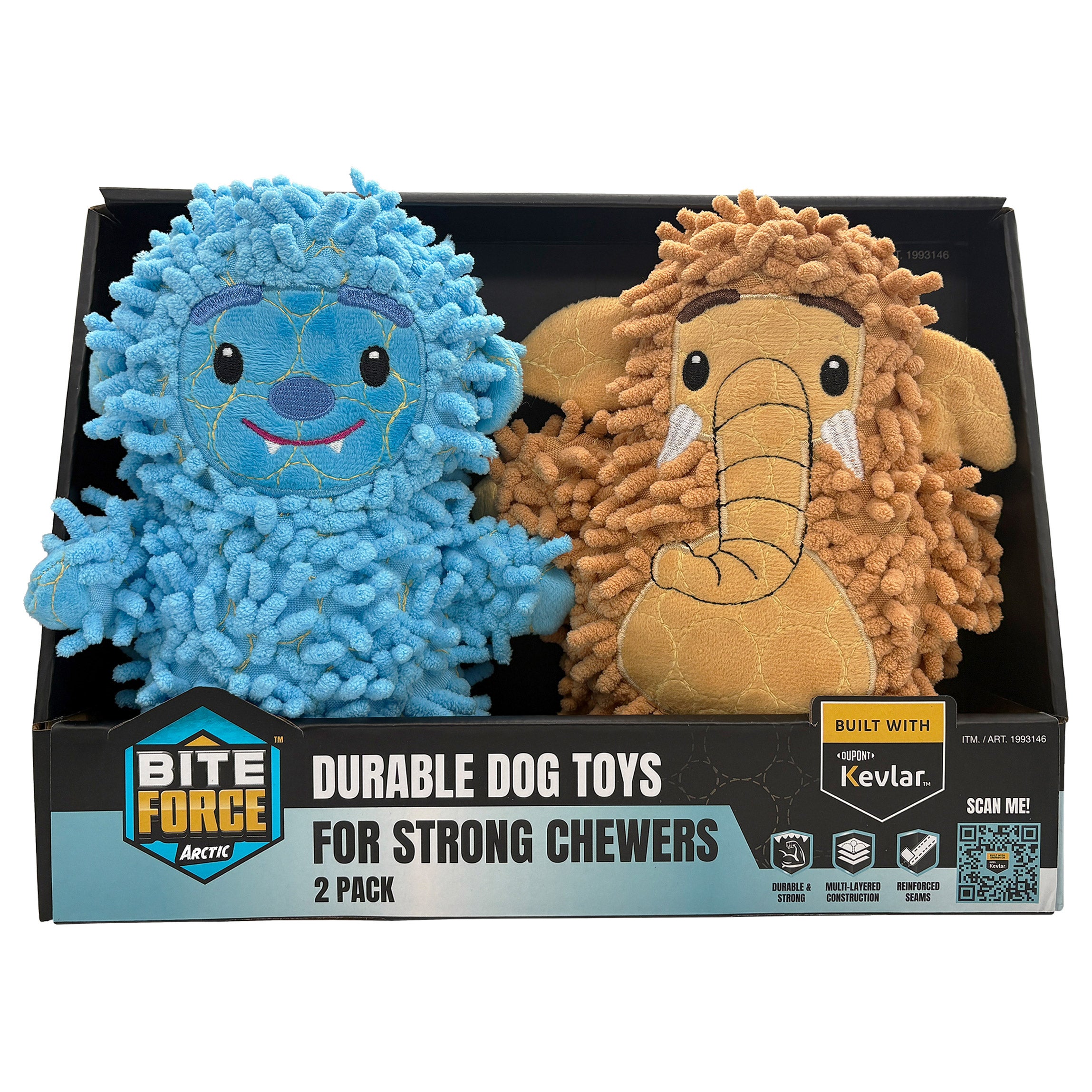 Bite Force Plush Pals 2-Pack Dog Toy (#1993146) - $13.99