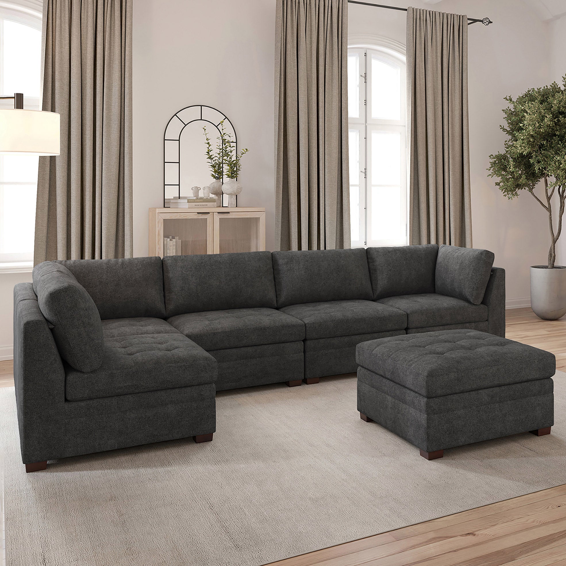 Costco Thomasville Tisdale 6-Piece Modular Fabric Sectional (#1782774 ...