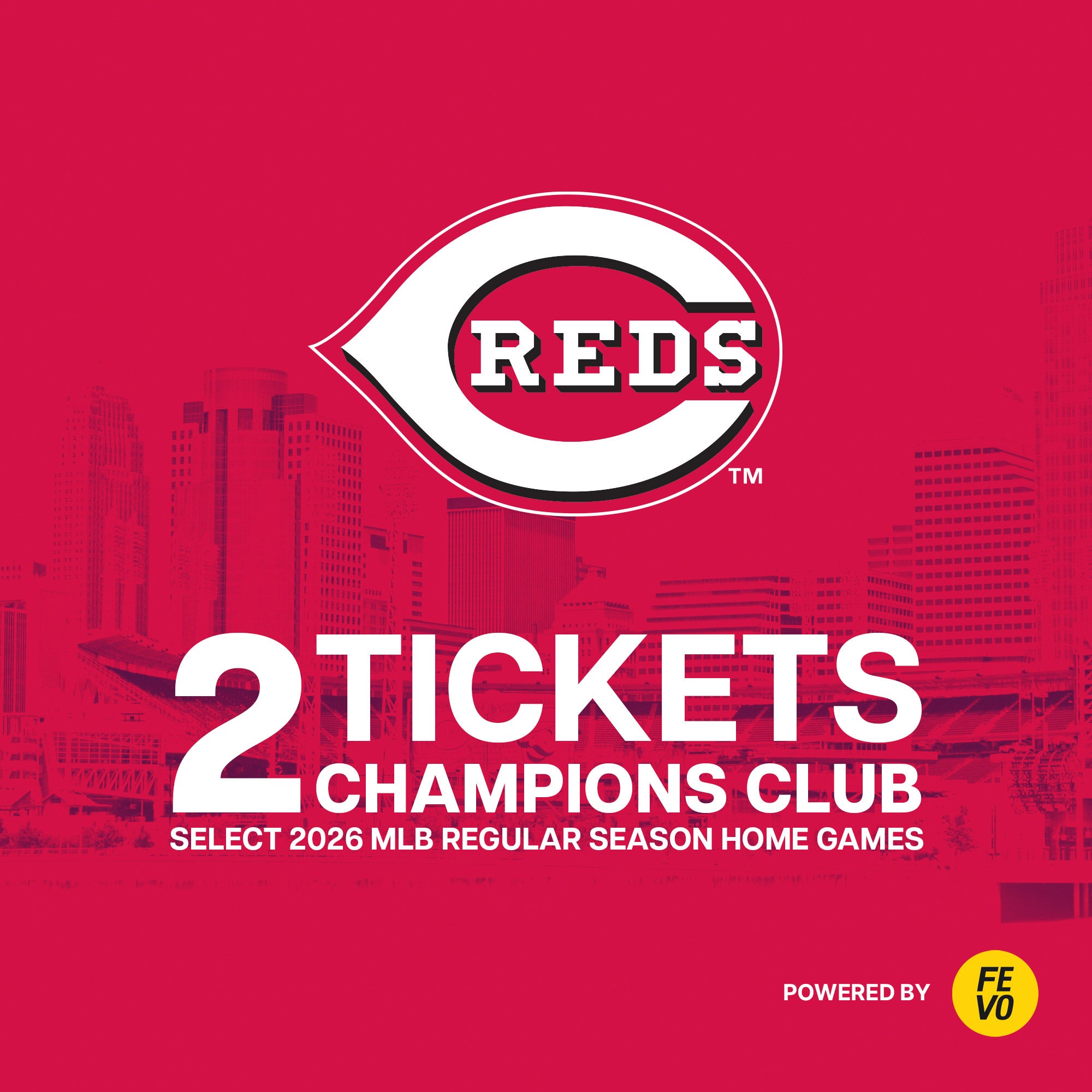 Cincinnati Reds 2 Champion Club Tickets - Non-Refundable (#2010730 ...