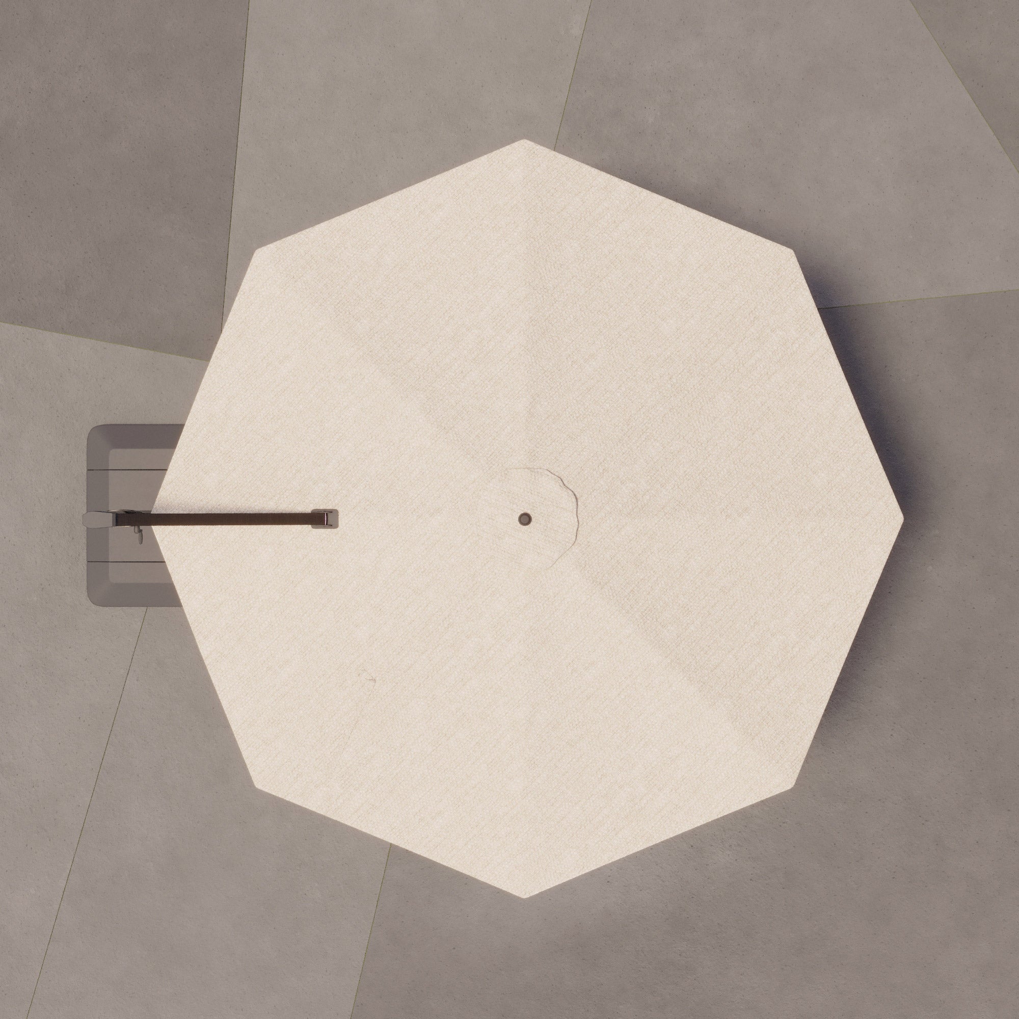 brown patio umbrella base Plastic Patio Umbrella Base Pole Holder Accessory w/ Adjustable Knob