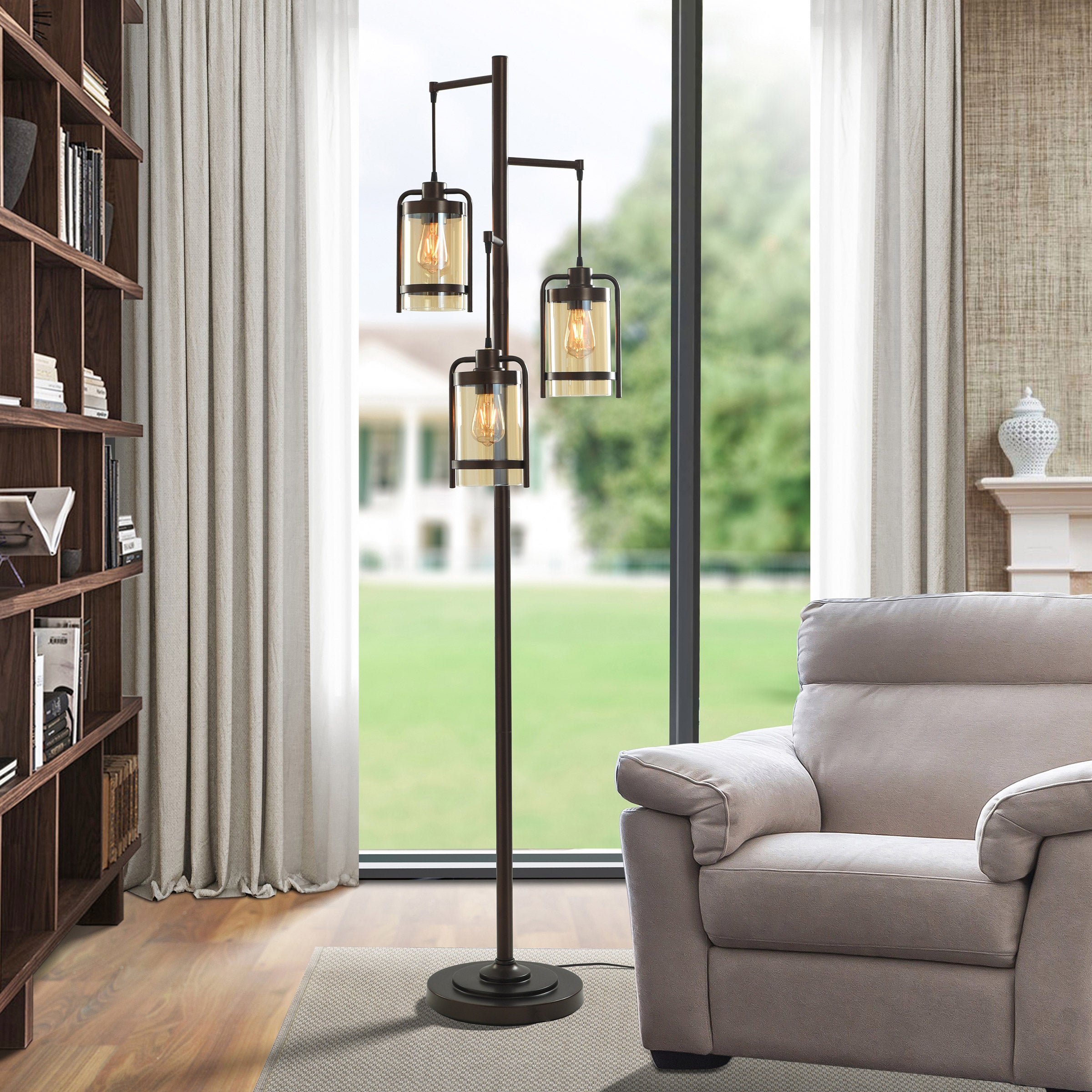 StyleCraft Eliana 3 Arm Floor Lamp (#1656697) - $59.97 (down from