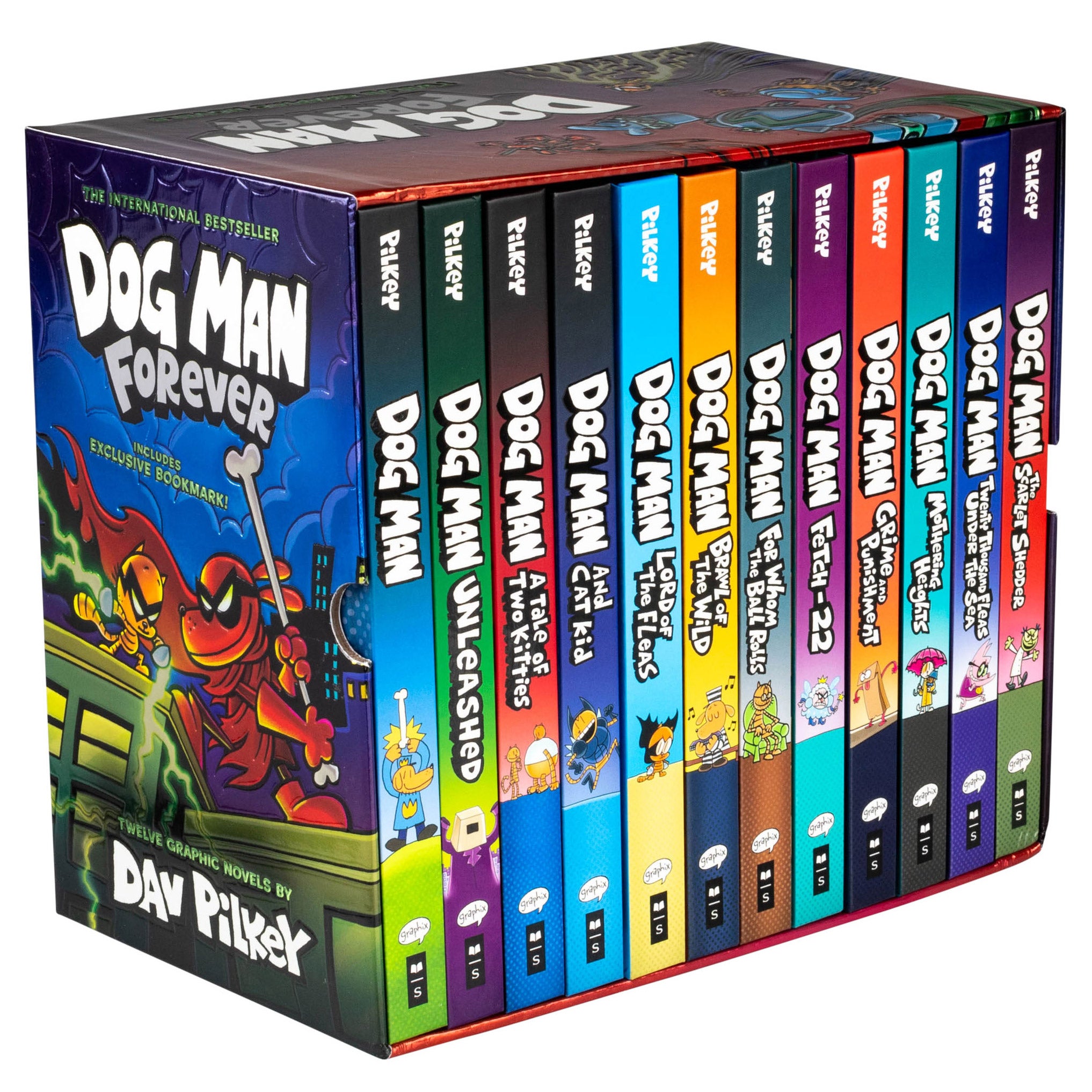 Costco Dog Man 12-Book Box Set by Dav Pilkey (#2071304) - $79.99 (down ...
