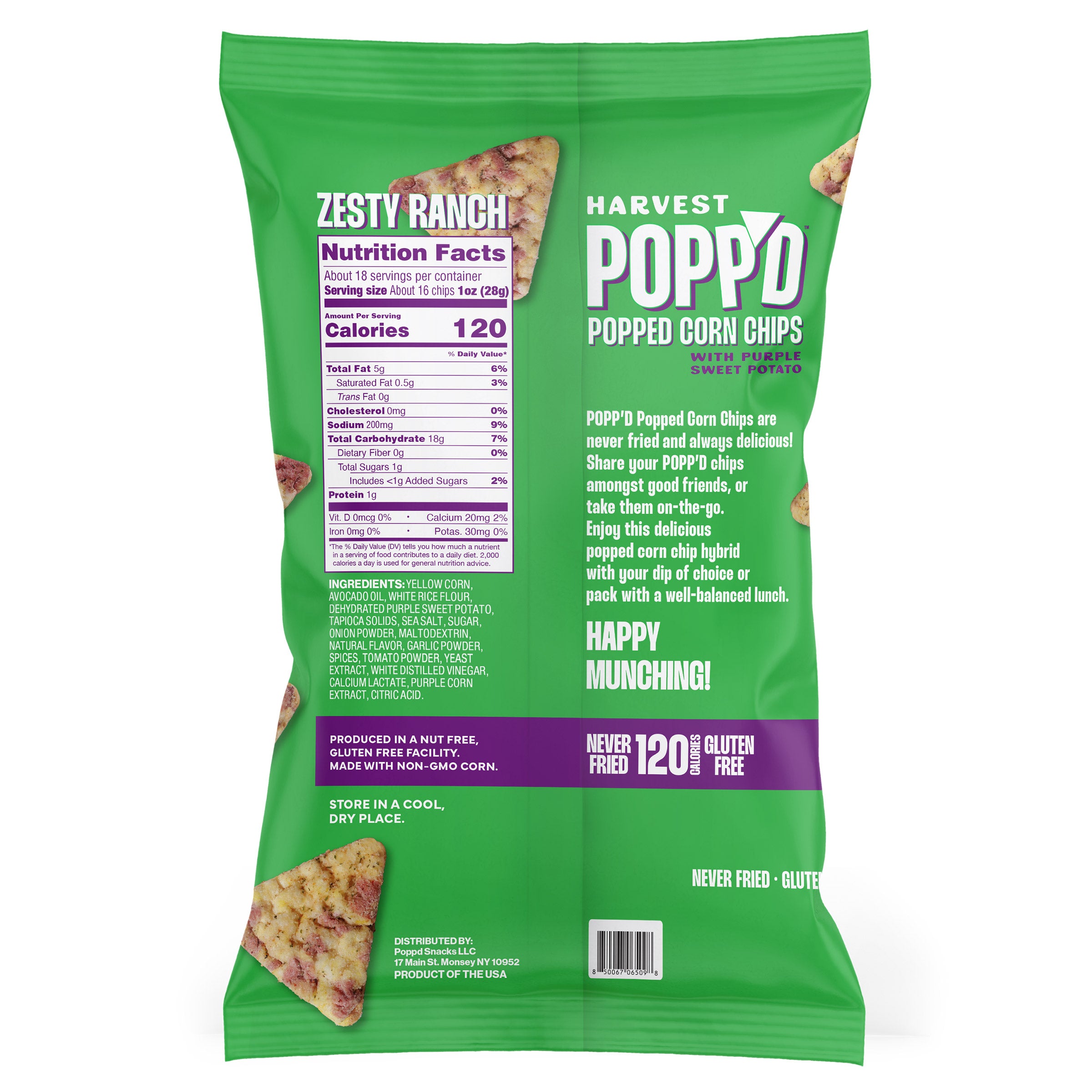 Harvest Popp'd Zesty Ranch Chips 18 oz - $4.97 at Costco