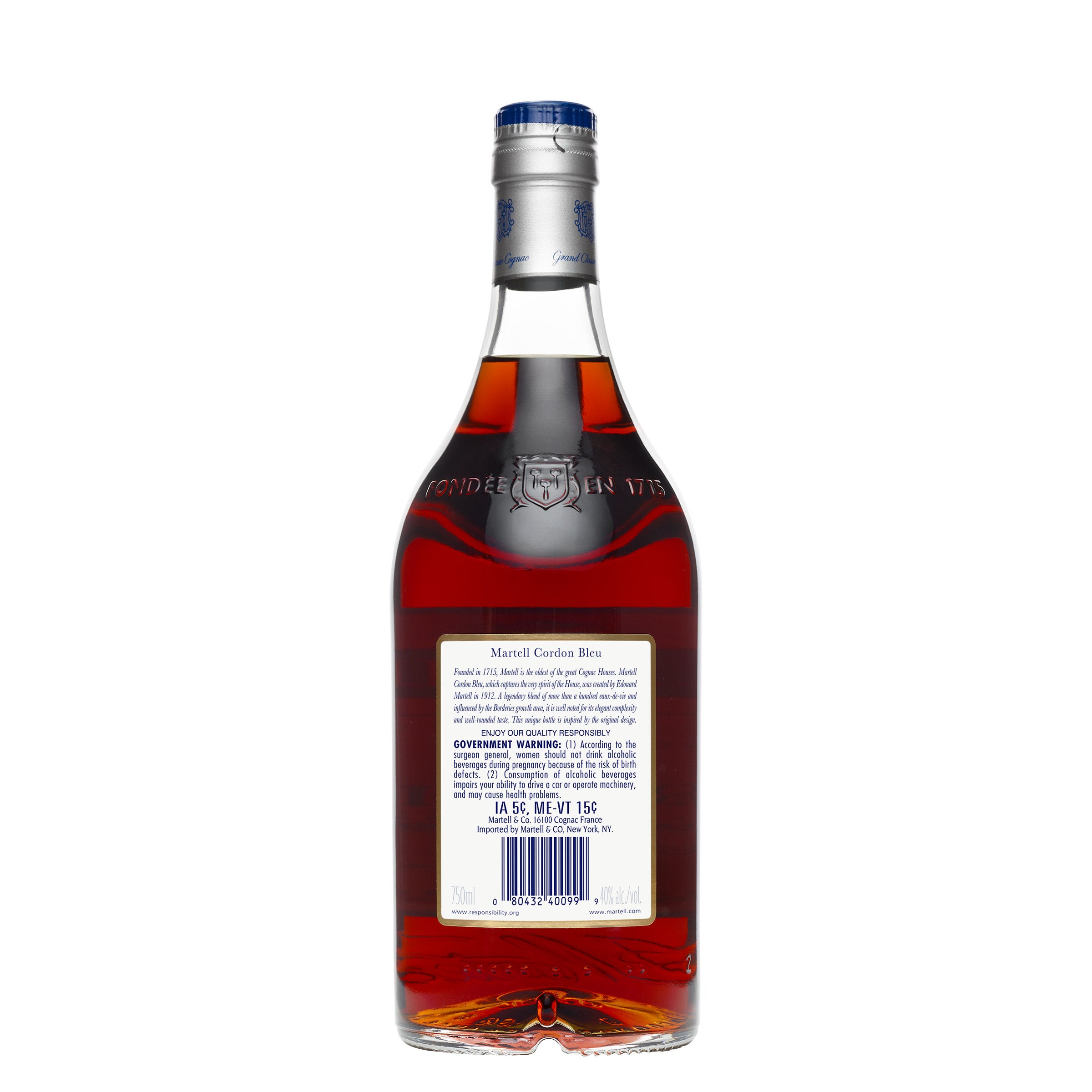 Martell Cordon Bleu Cognac France 750ml (#890546) - $157.09 (down