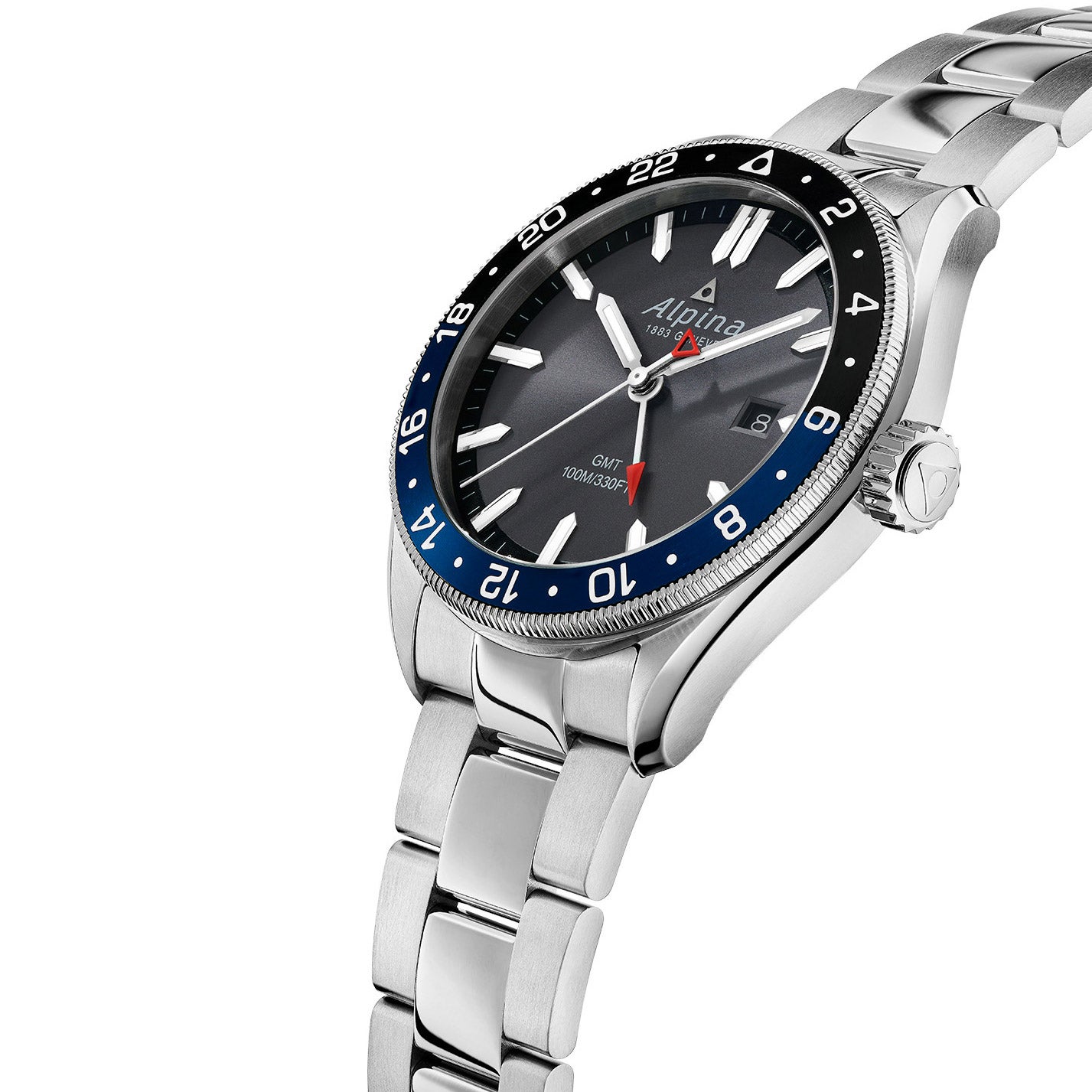 Alpina Alpiner Stainless Steel Quartz Men's Watch (#1600401) - $499.97