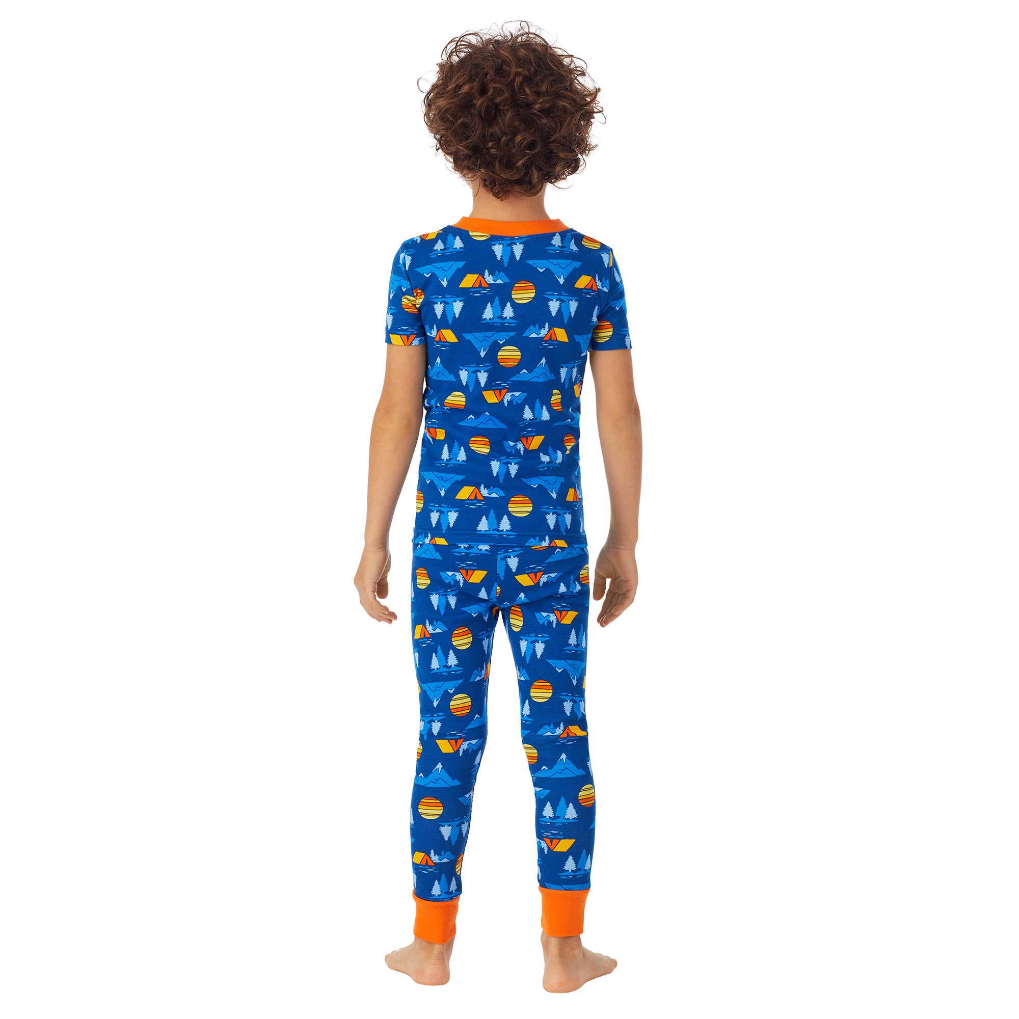 Pyjama 4 Pièces Kirkland Signature – Fille 4T, Coton Bio, Rose Motif Papillon, Neuf Avec étiquettes