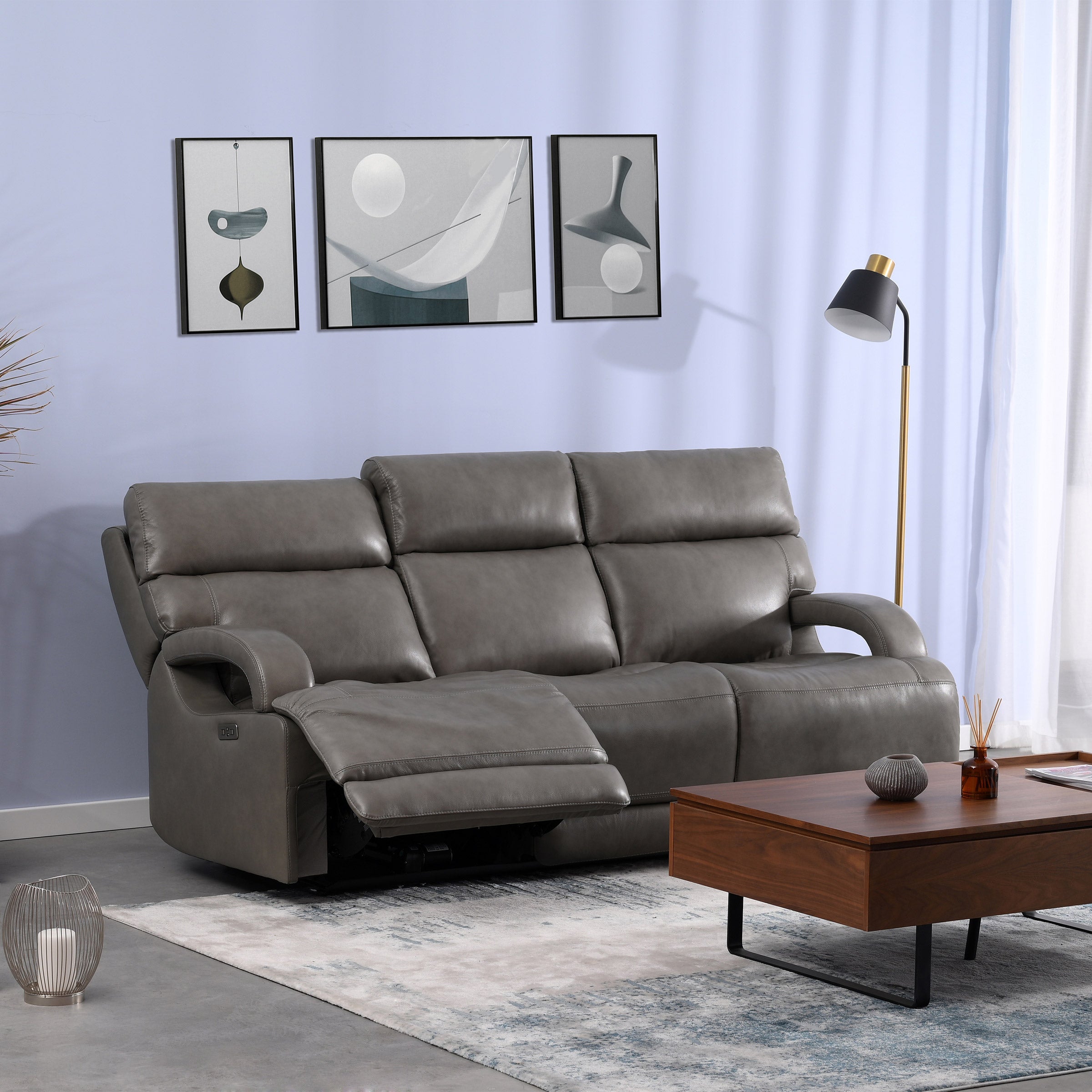 【コストコ・アウトレット】Simon Li Furniture トップグレインレザー Simone Top Grain Leather Sofa | Costco