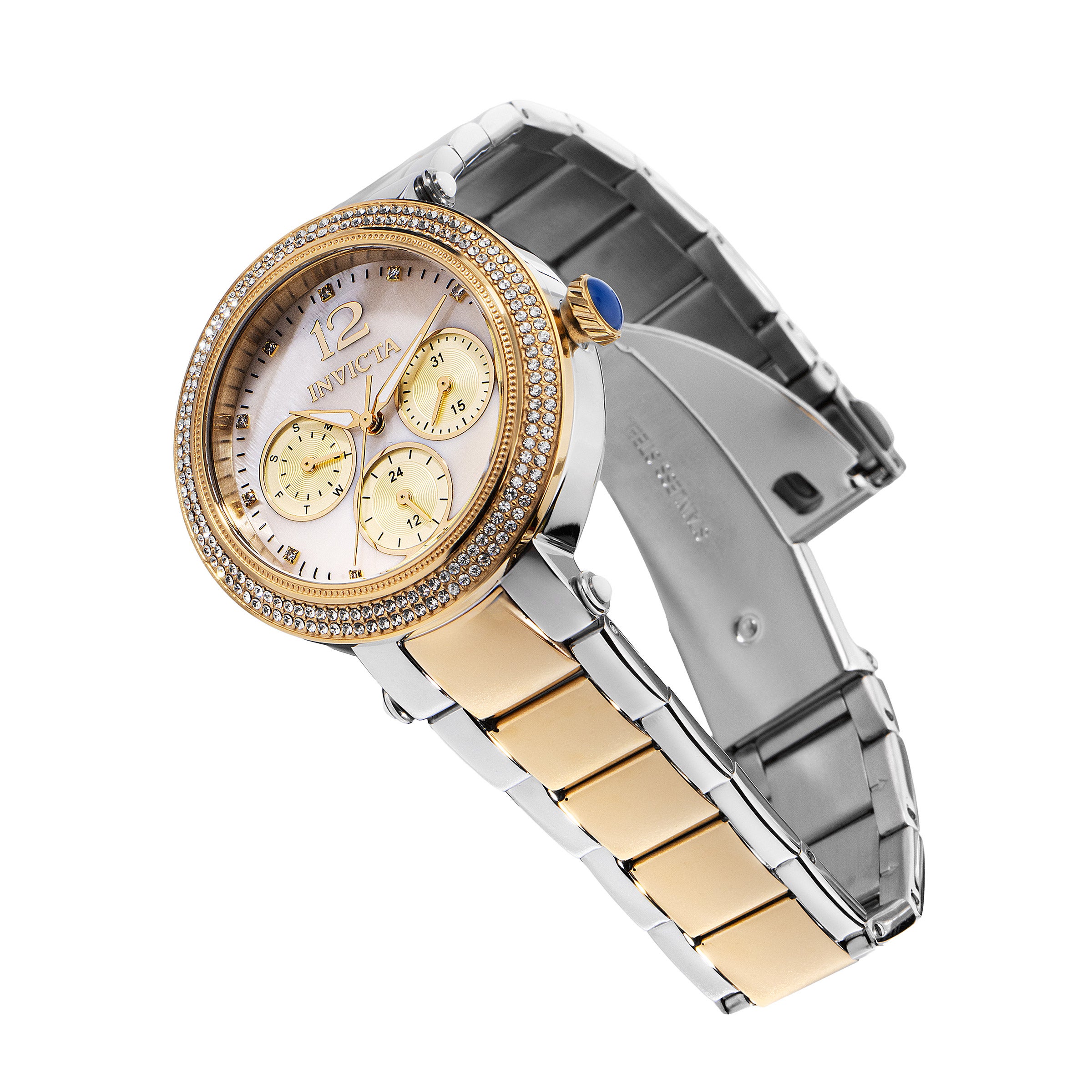 Invicta Women’s Two-Tone Crystal Accent Watch - Silver & Gold Invicta Women main image 3