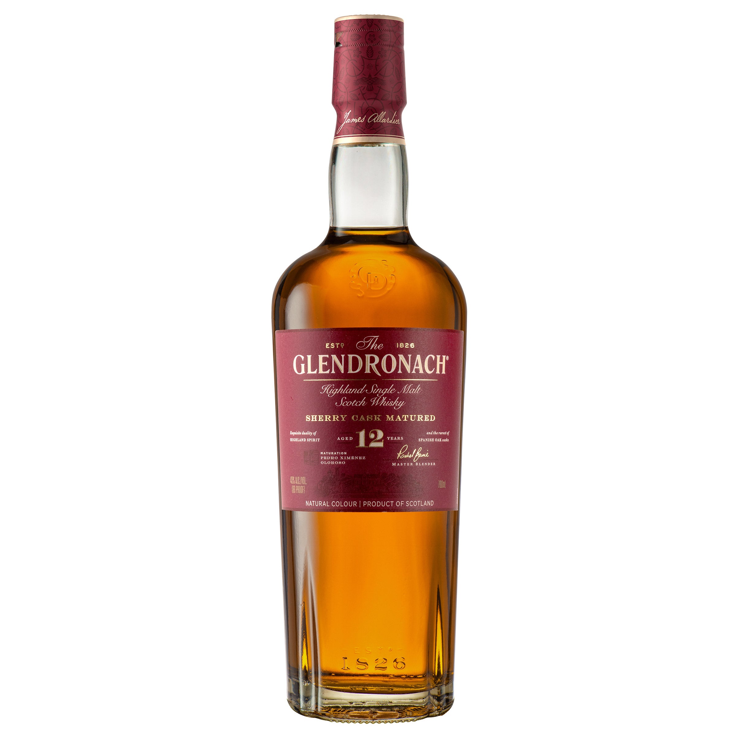 GlenDronach 12 Year Old Original Highland Single Malt Scotch