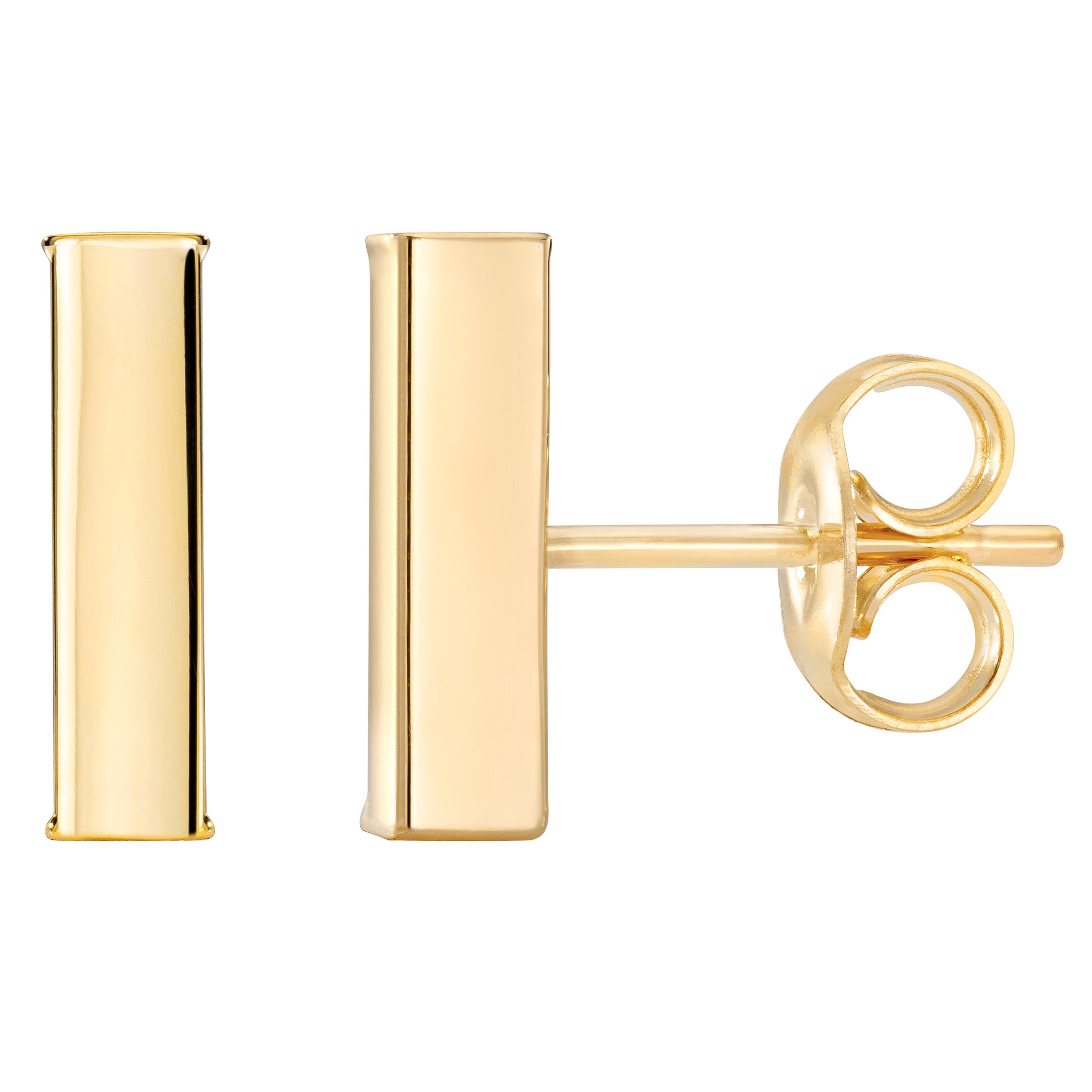 14kt Yellow Gold Line Stud Earrings Made in Italy - $159.99 at Costco