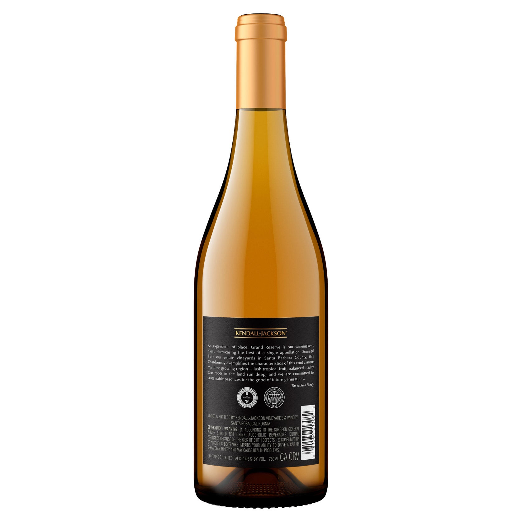 Costco Kendall-Jackson Grand Reserve Chardonnay Santa Barbara