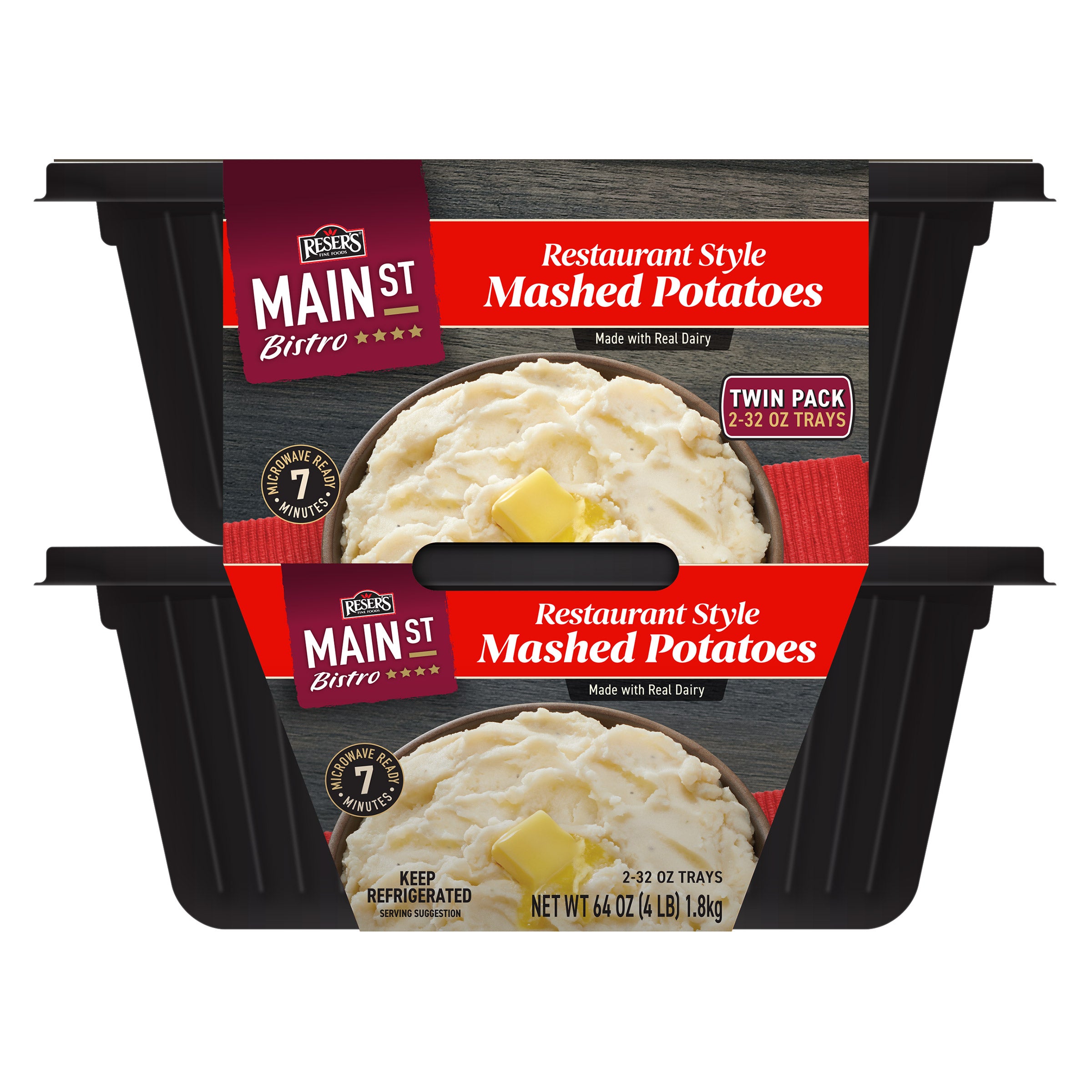 Main Street Bistro Mashed Potatoes 2/32 Ounce Packages - $4.97 at
