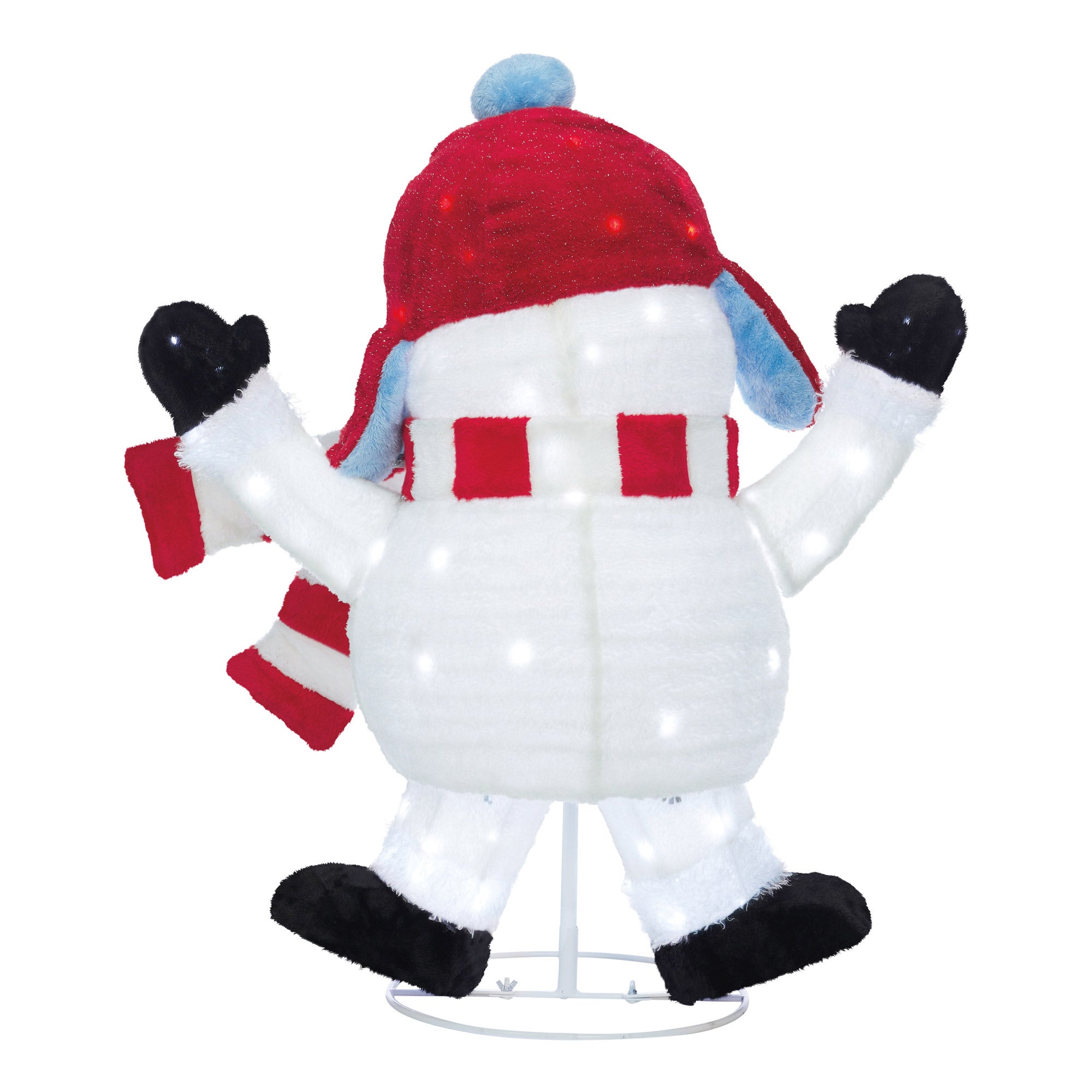 コストコ　スノーマン Pop Up Snowman Family with LED Lights, Set of 3 Same-Day Delivery