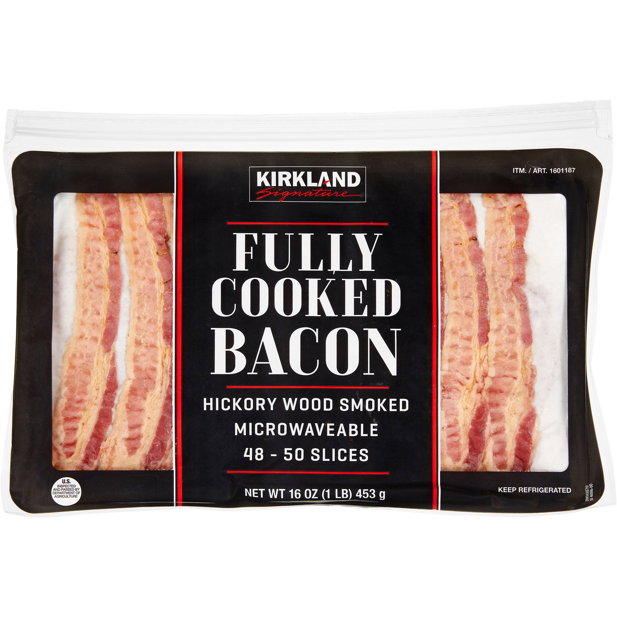 Kirkland Signature Thick Sliced Bacon, Center Cut, 1.5 lbs, 2 ct