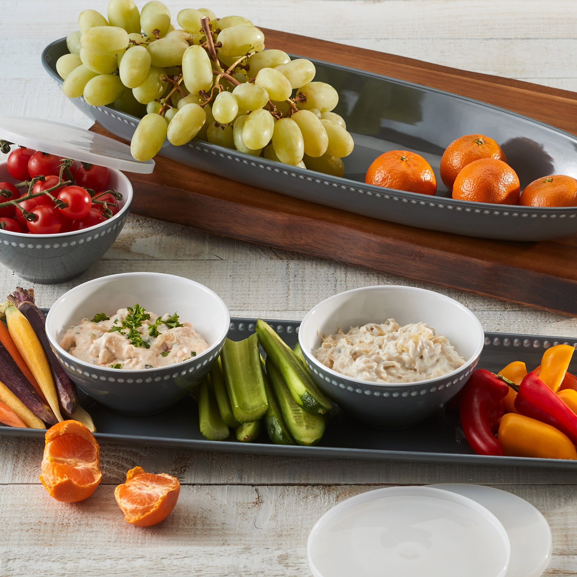 Pandex 5-Piece Beaded Melamine Serving Set (#1796151) - $6.97