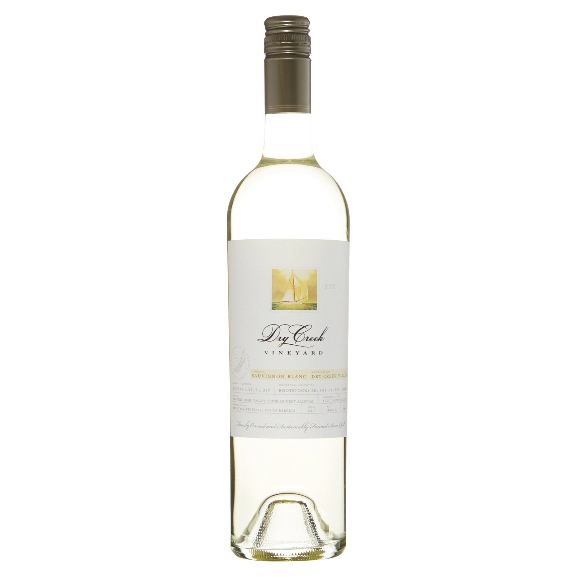 Dry Creek Vineyard Sauvignon Blanc Dry Creek Valley 750ML (#438465 ...