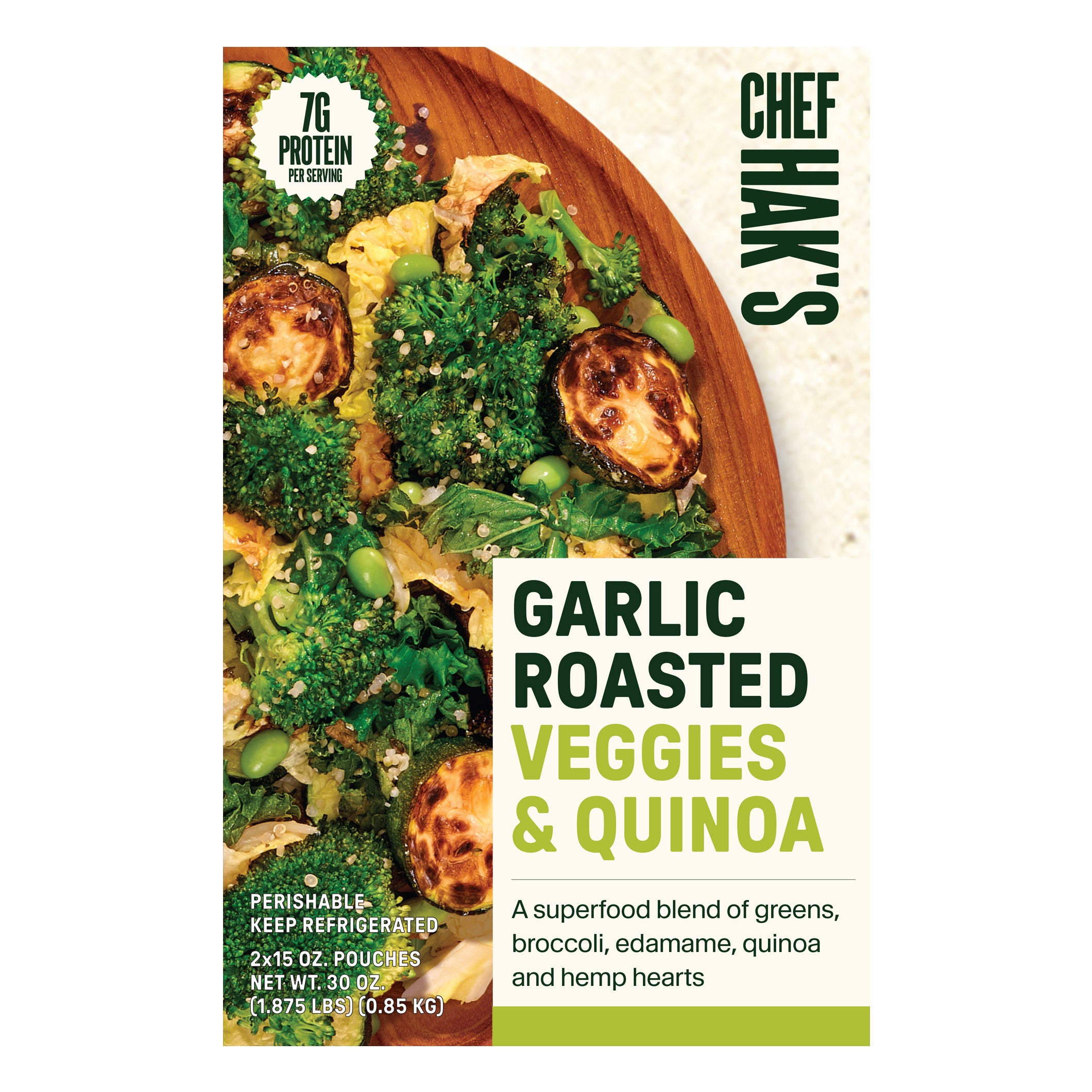 Chef Hak's Garlic Roasted Veggies & Quinoa 2/15 oz (#2009544