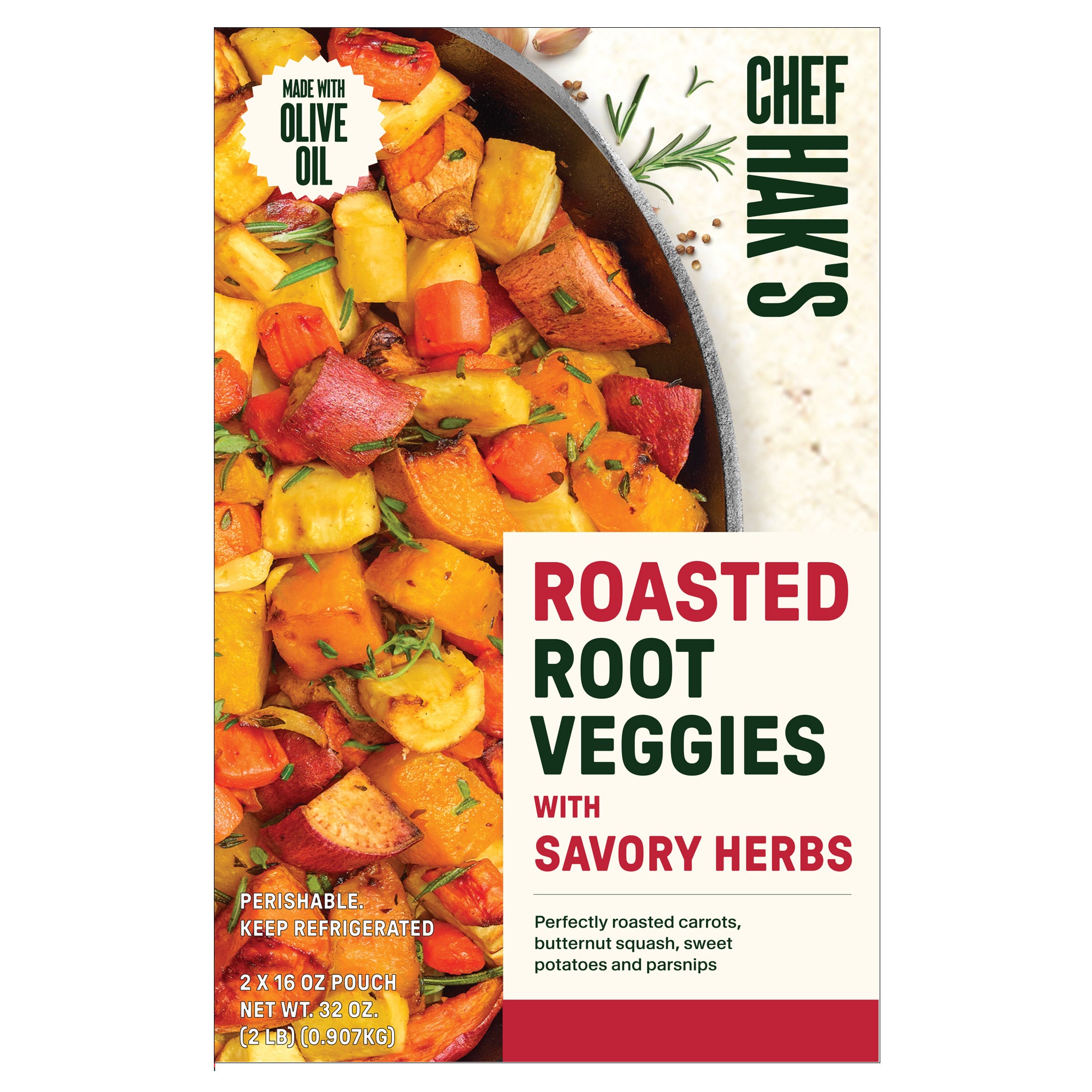 Chef Hak's Roasted Root Vegetable Mix 2/16 oz (#1647892) - $12.99