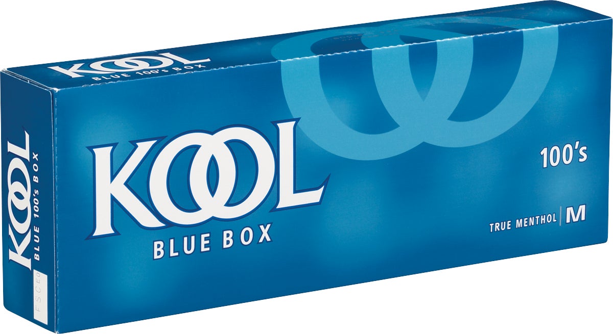 carton of kool cigarettes Kool Blue Box 100's (#165414)