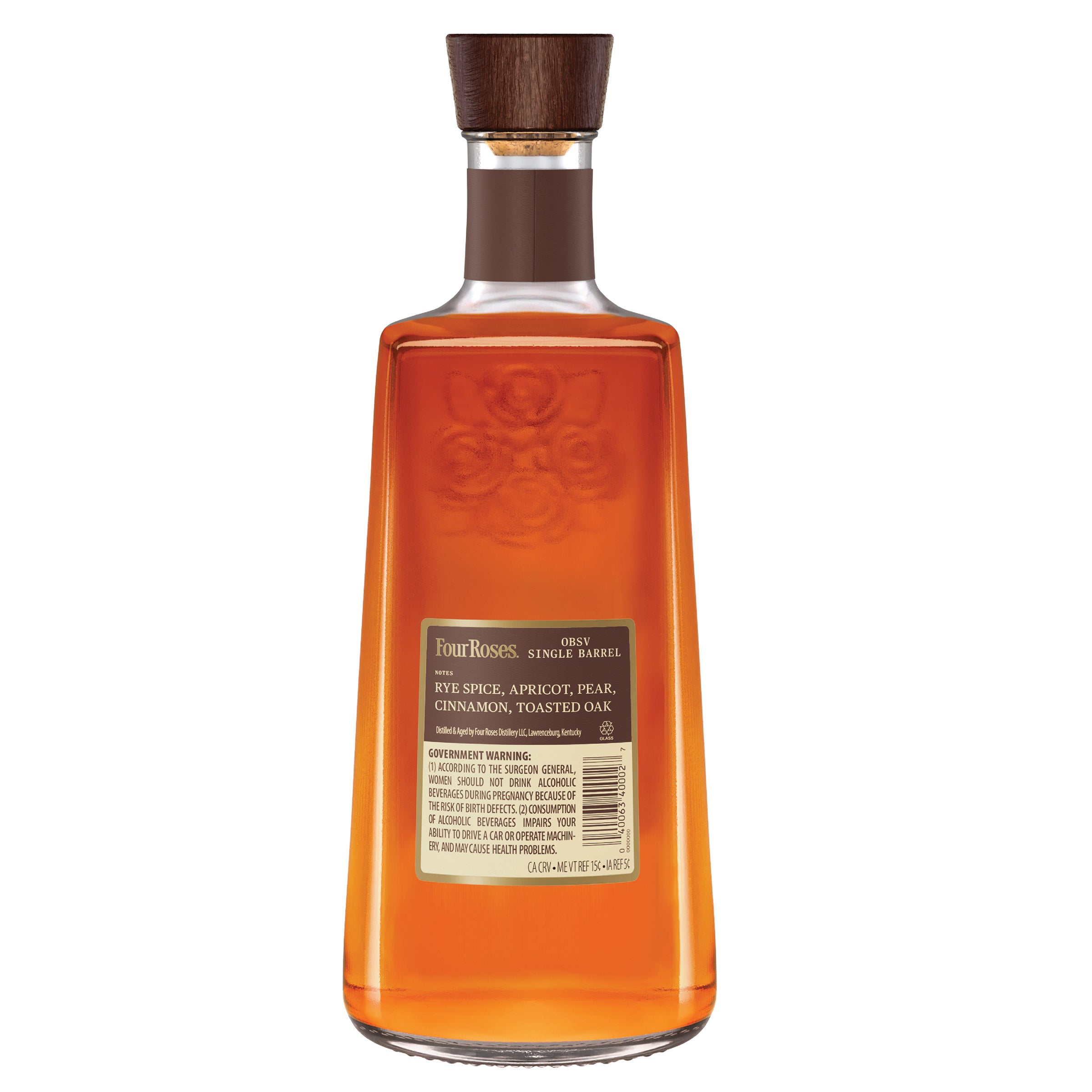 Four Roses Single Barrel Bourbon Kentucky 750ML (#149041) - $20.07