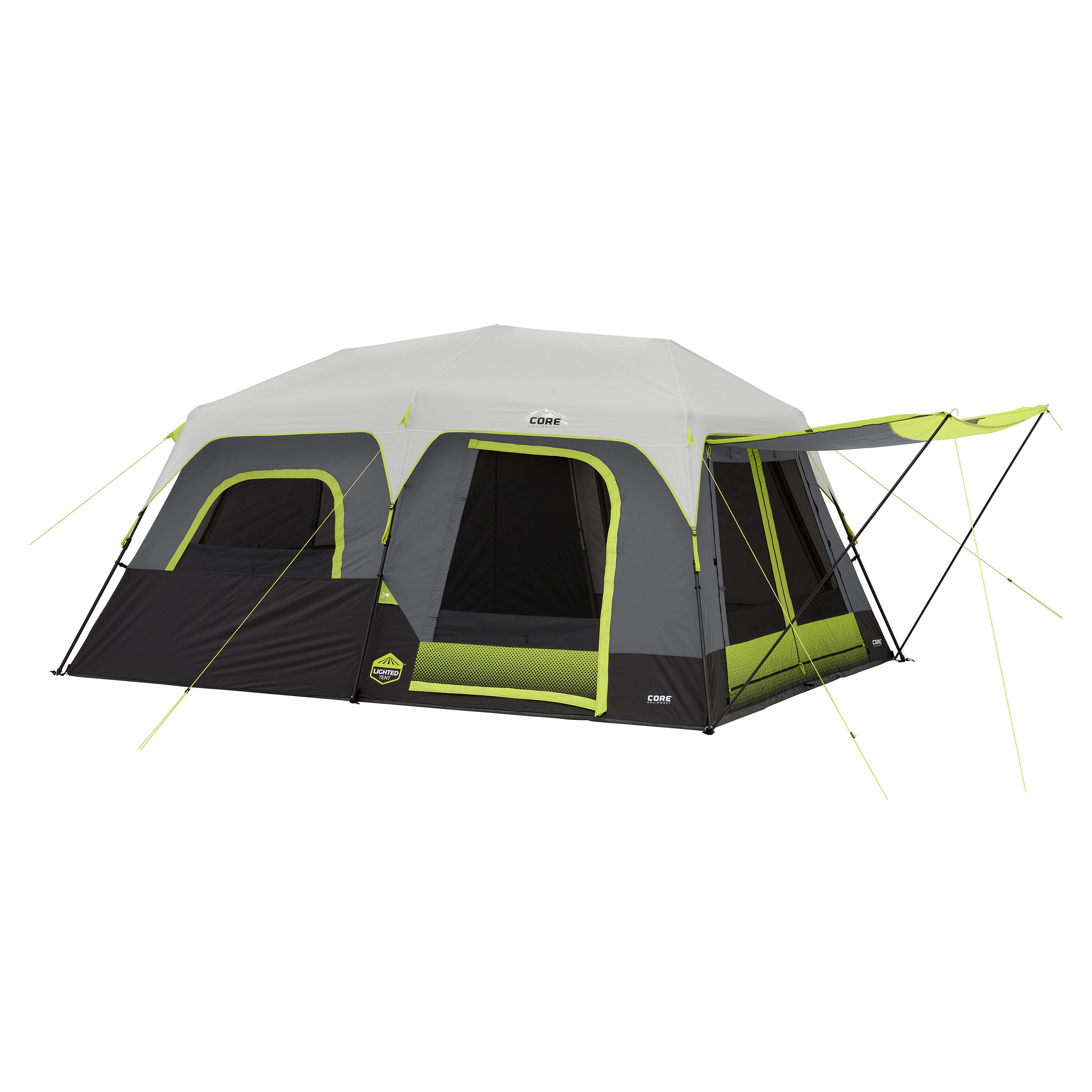 CORE 10 Person Lighted Instant Cabin Tent (#1654506) - $269.99