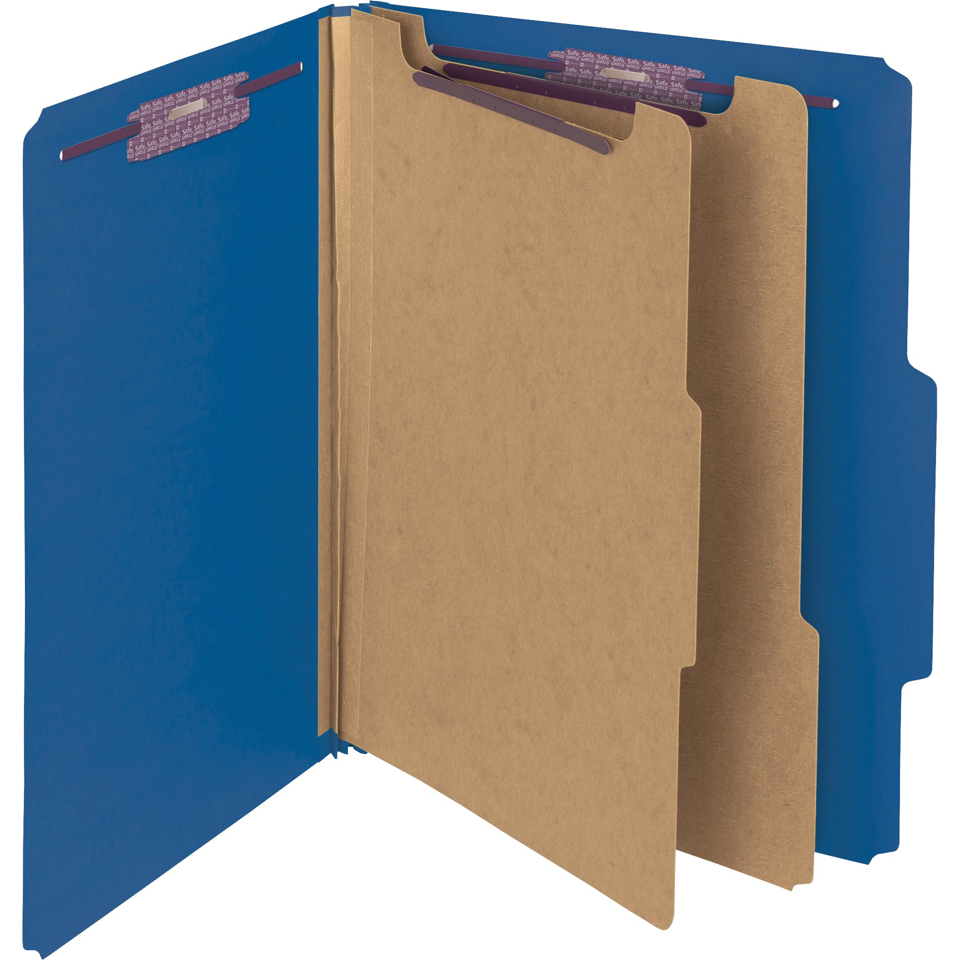 Smead Classification Folder, 6-Section, Letter Size, Dark Blue, 10-Pack ...