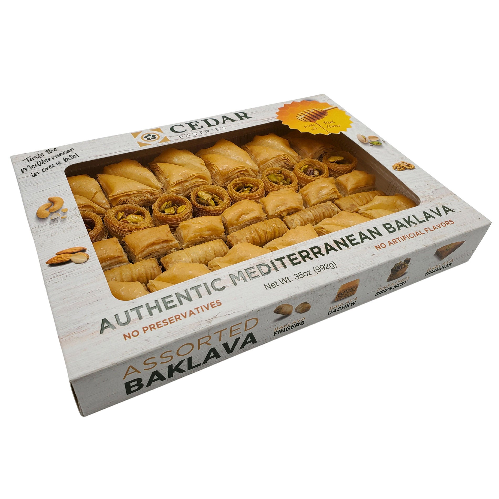 Cedar Pastries Mixed Baklava 35 oz (2.18 lbs) (#1854426) - $4.97