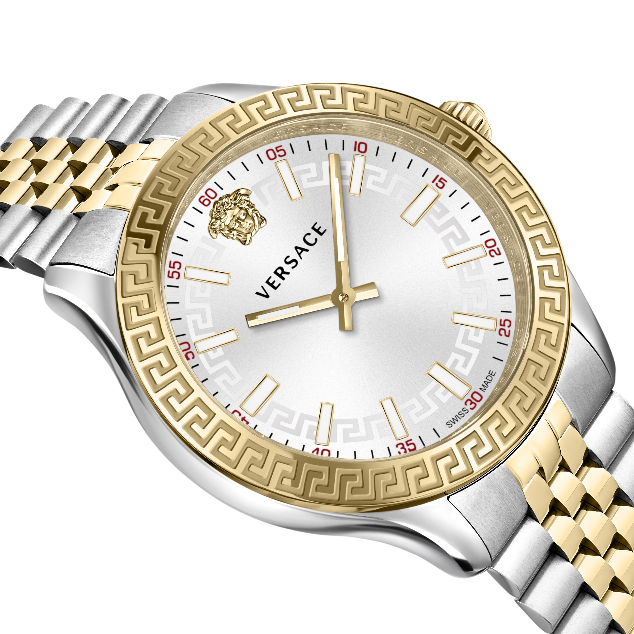 Versace Hellenyium Two-Tone Stainless Steel Women